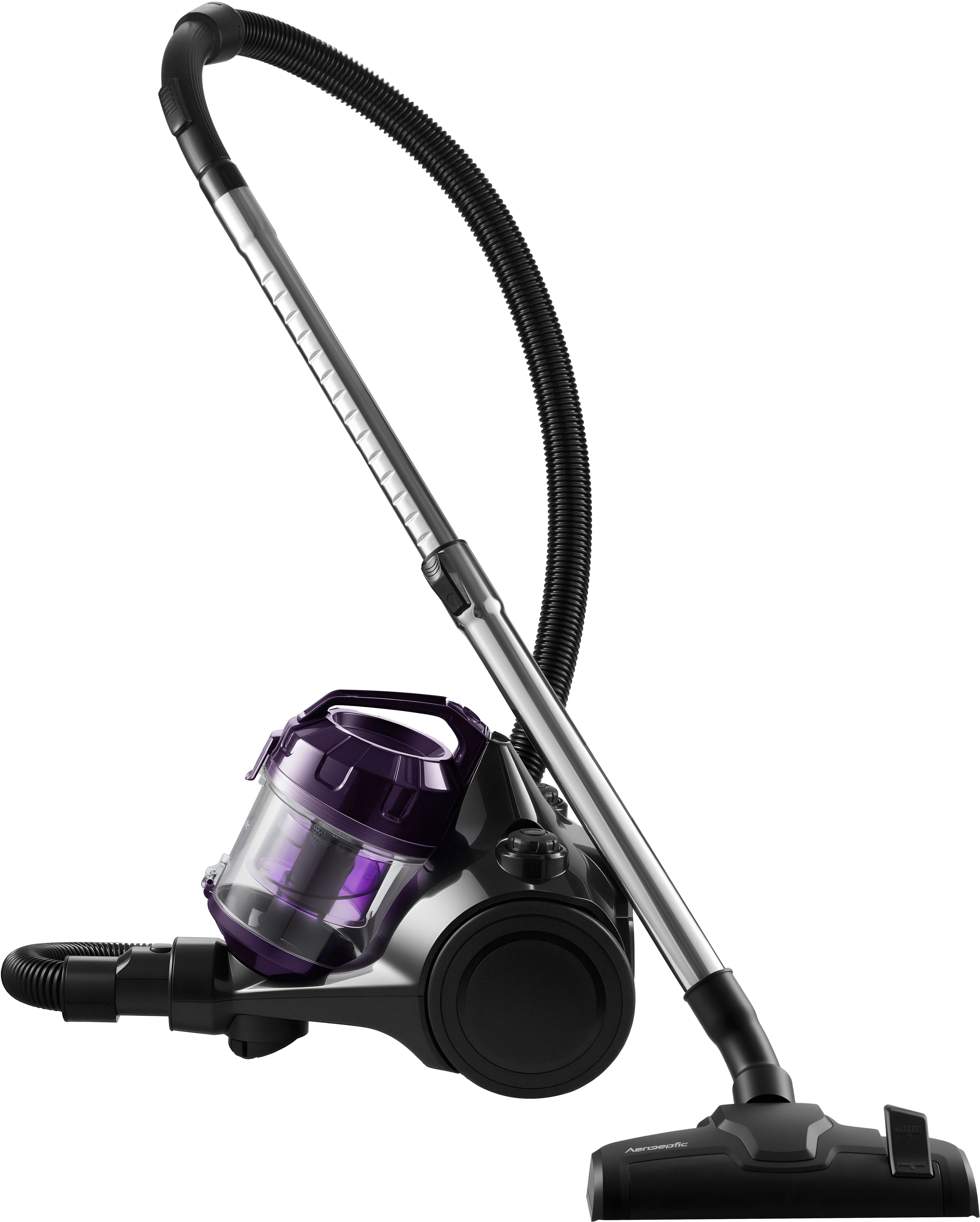 Hanseatic Bodenstaubsauger HBLVC700BVMC, Zyklon Technologie, Hepa H12 Filter, 9m Aktionsradius, 700 W, beutellos, 2l Staubbehälter, klein und praktisch zum Verstauen