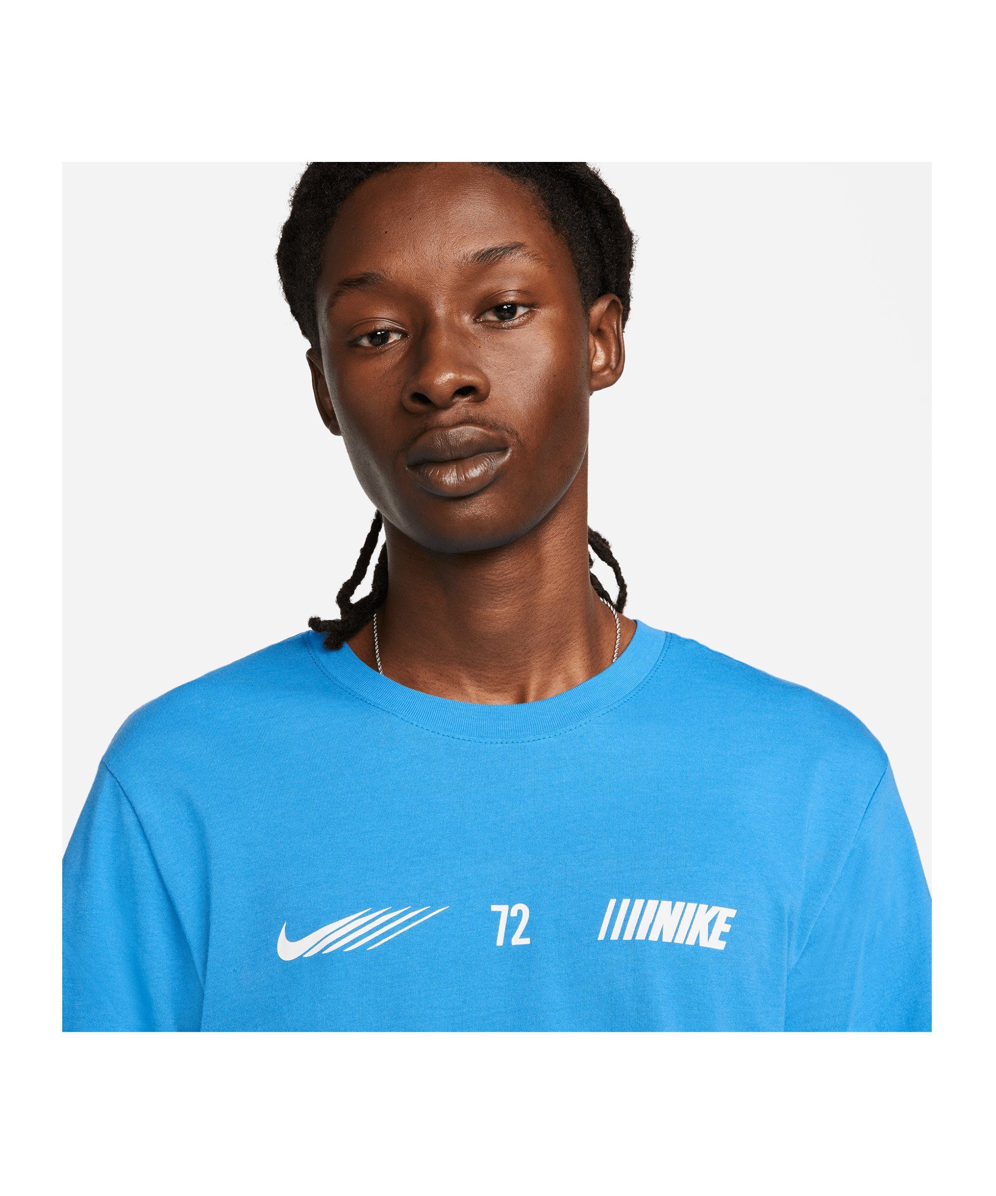 T-Shirt default blau Standart T-Shirt Sportswear Issue Nike