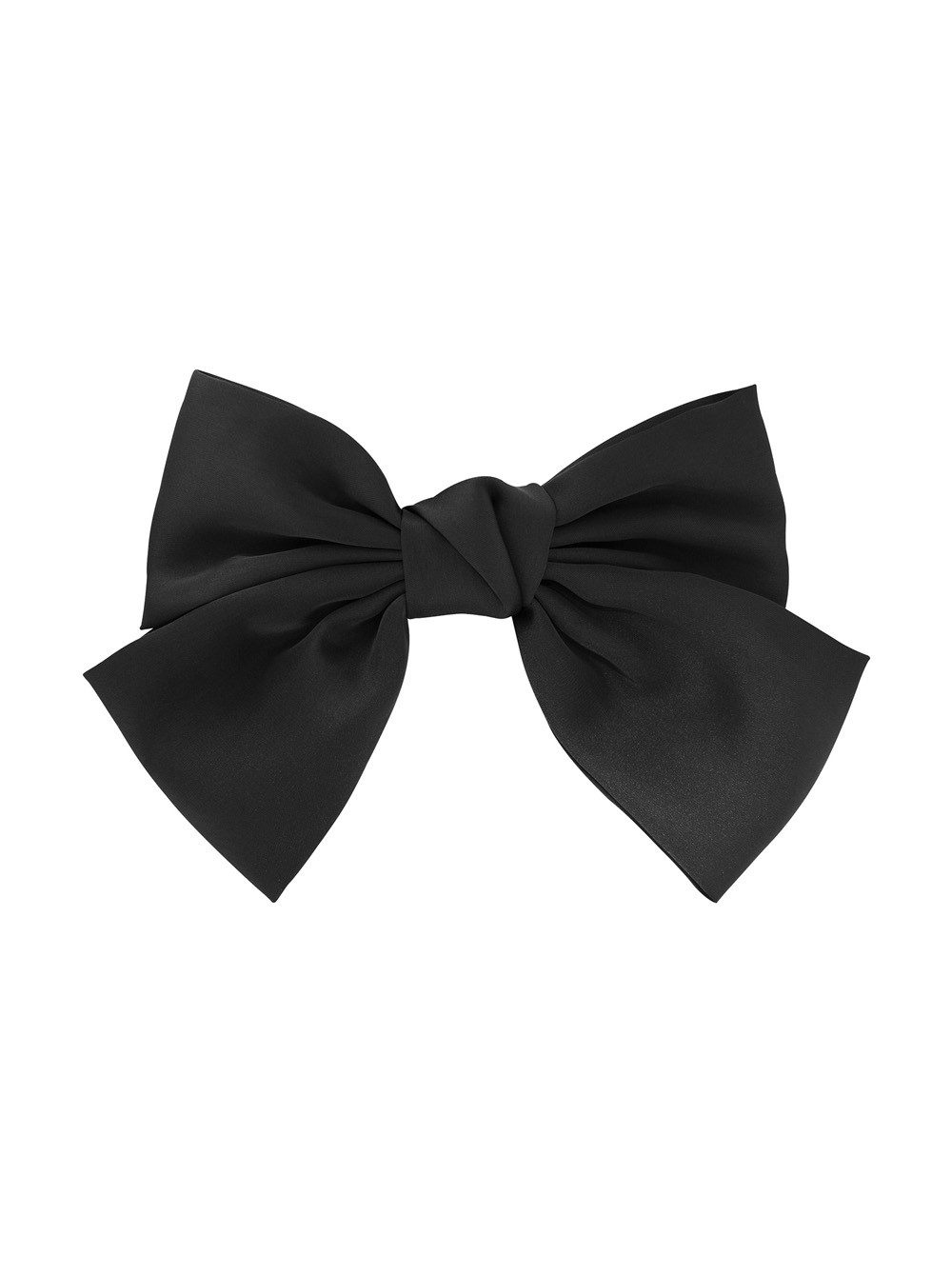 axy Haarspange Schleife-Haarspange mit XL großer Schleife aus Satin, femininer Style Damen Vintage Haarspange Haarklammer