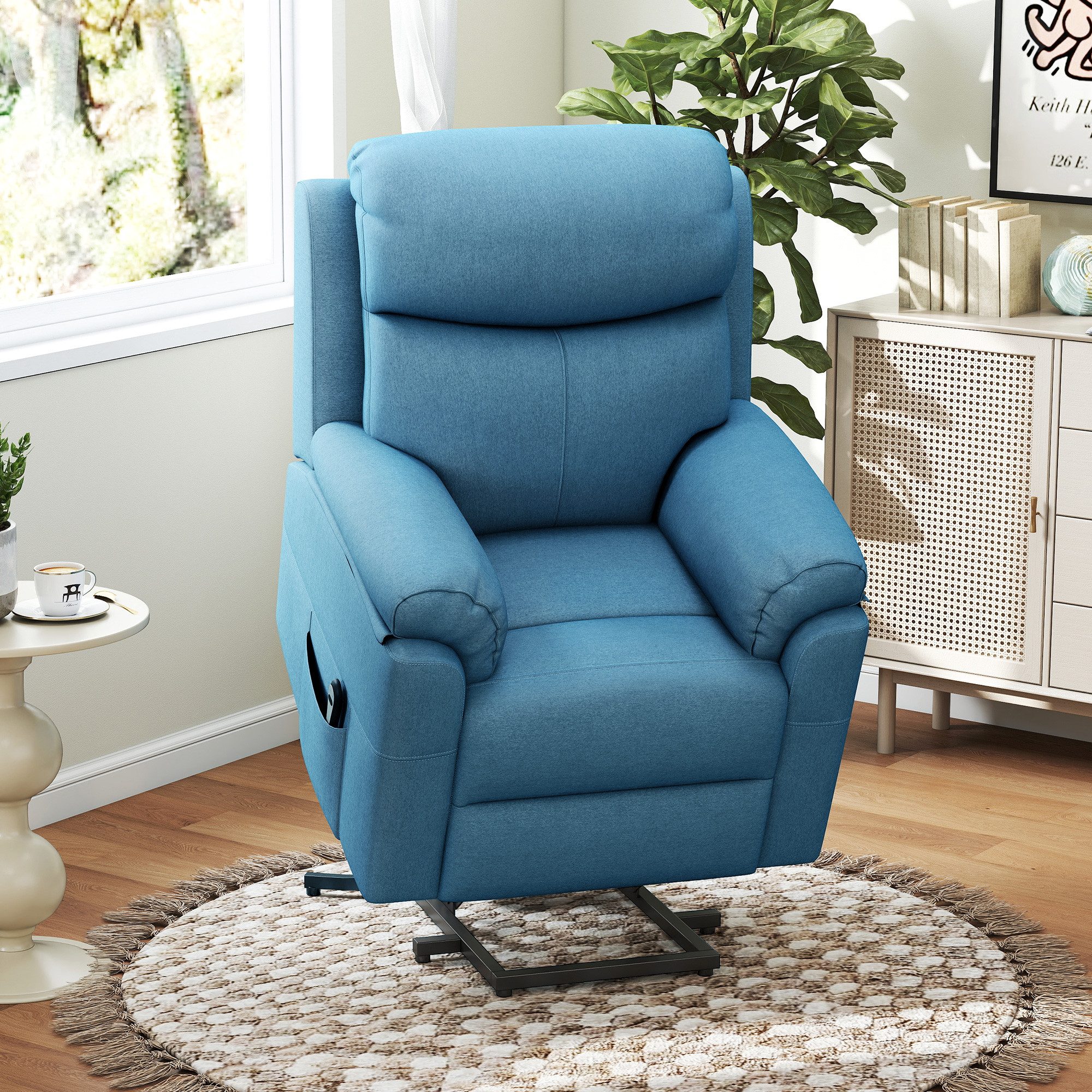 HOMCOM Relaxsessel TV-Sessel mit Schlaffunktion, Liegefunktion (Fernsehsess günstig online kaufen