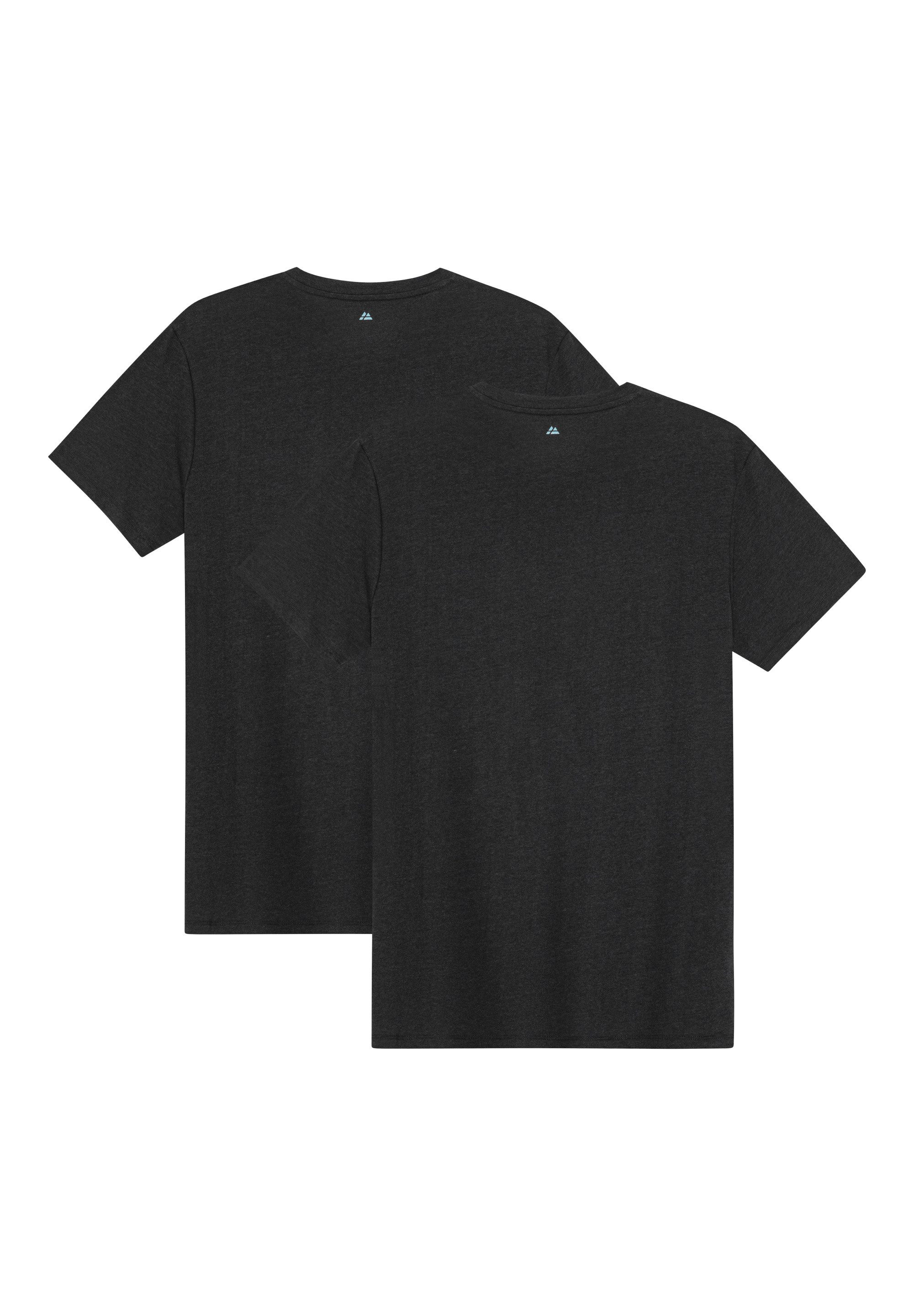 DANISH ENDURANCE T-Shirt Ease Crew Herren (2er-Pack) aus Modal & Baumwolle, leicht & atmungsaktiv