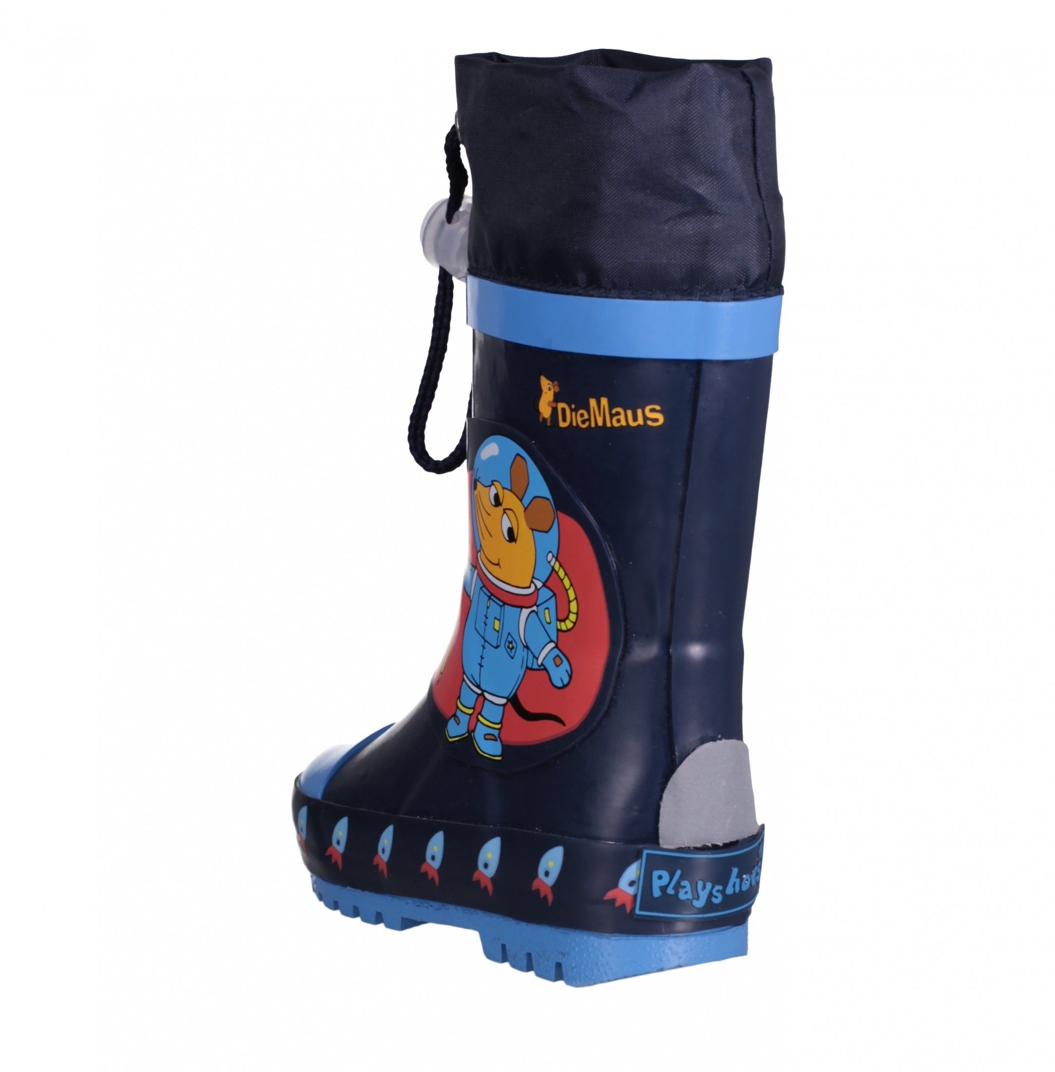 Playshoes Gummistiefel die Maus Weltraum Gummistiefel