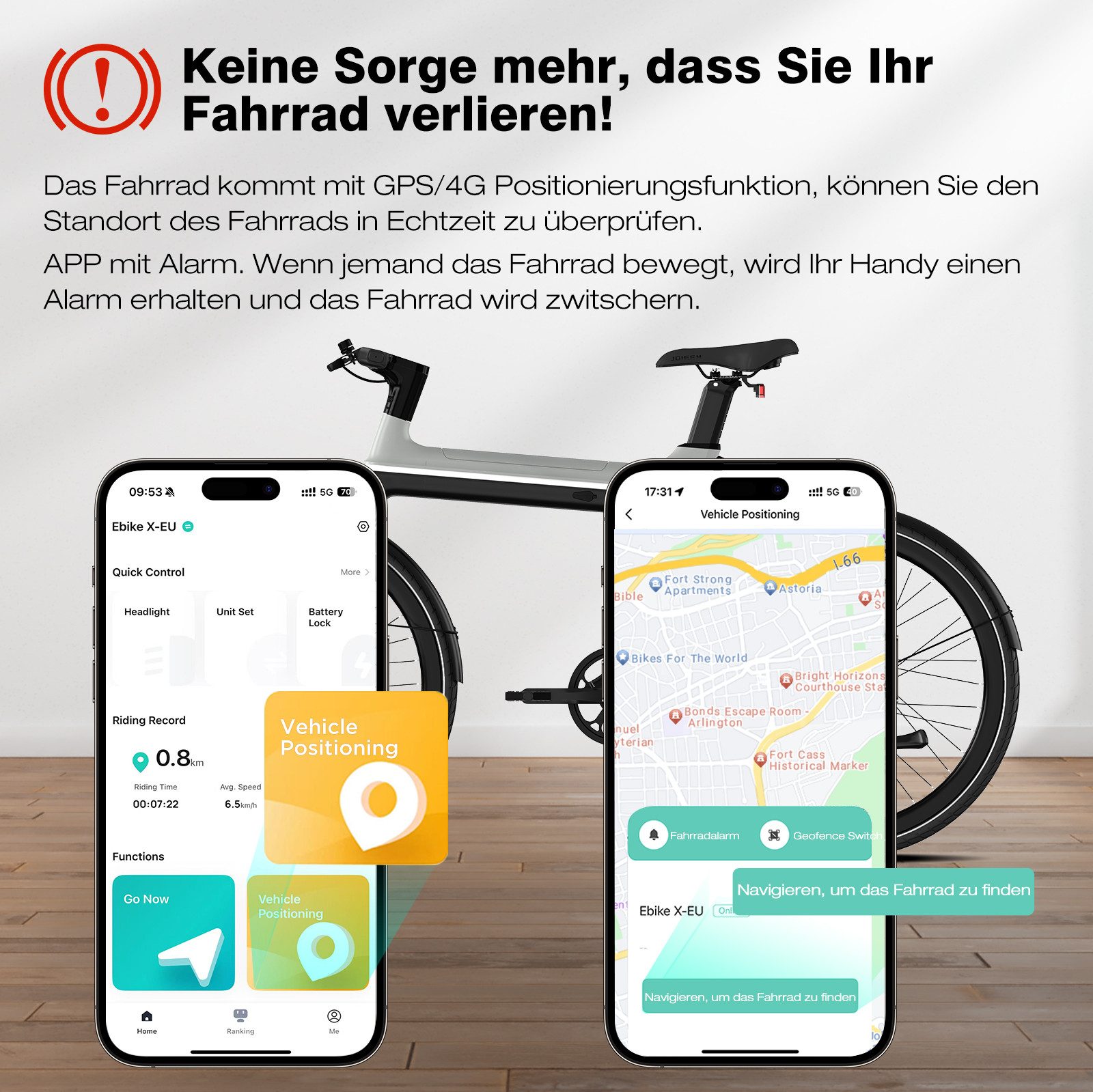 HITWAY E-Bike City Bike 29 Inch Electric Bicycle with 4G GPS Tracking, Max. 70km Range, 1 Speed, Derailleur Gears, 250W Rear Motor, 345.6 Wh, (1 piece), Samsung Battery Smart E-City Bike, Anti-Theft System & IPX5