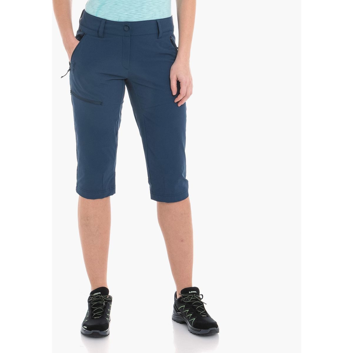 Schöffel Funktionsshorts Pants Caracas2 Leichte, schnelltrocknende Damen-Wanderhose mit hohem Tragekomfort