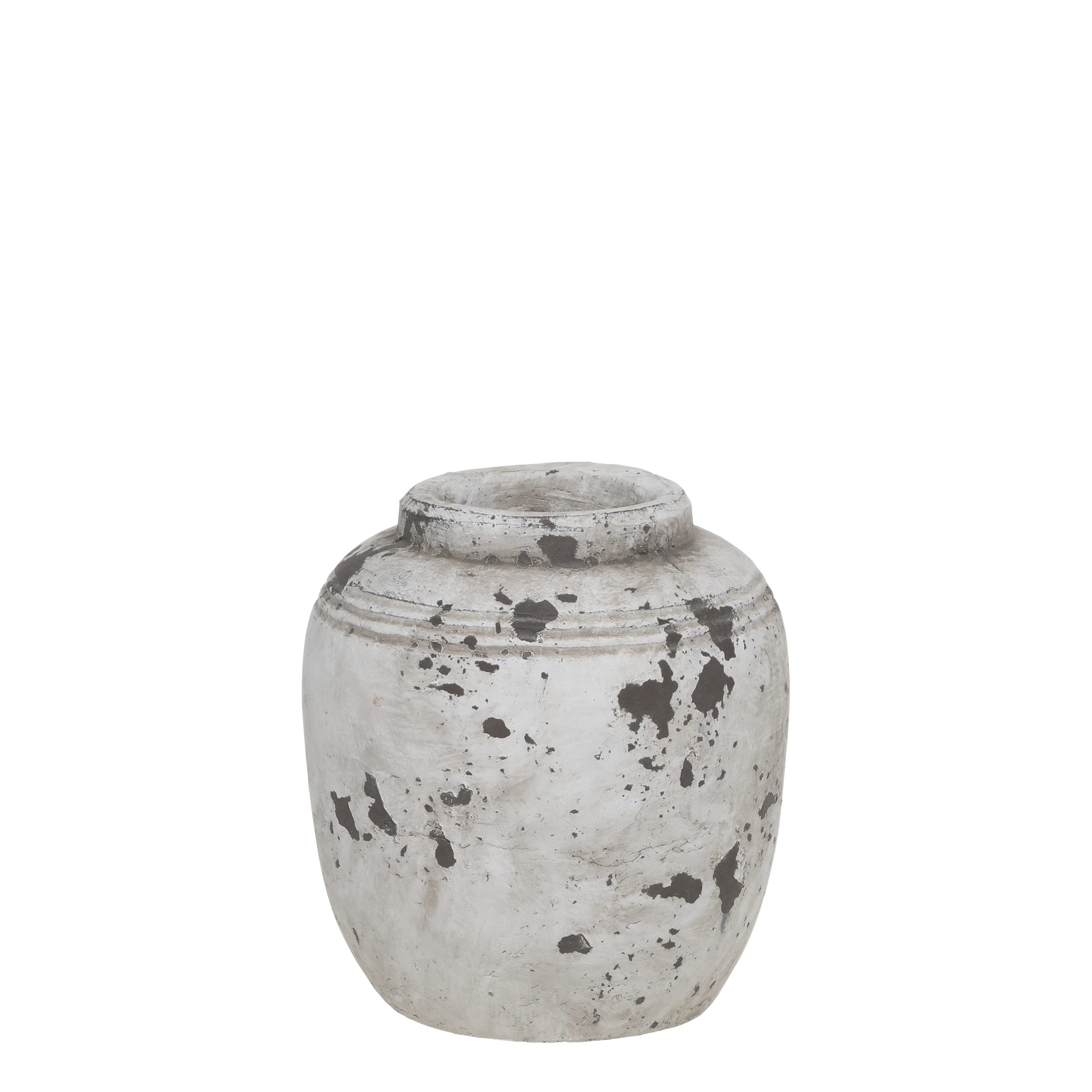 Annimuck Übertopf Chic Antique Frejus Topf Übertopf Vintage H16 D15 cm crem günstig online kaufen