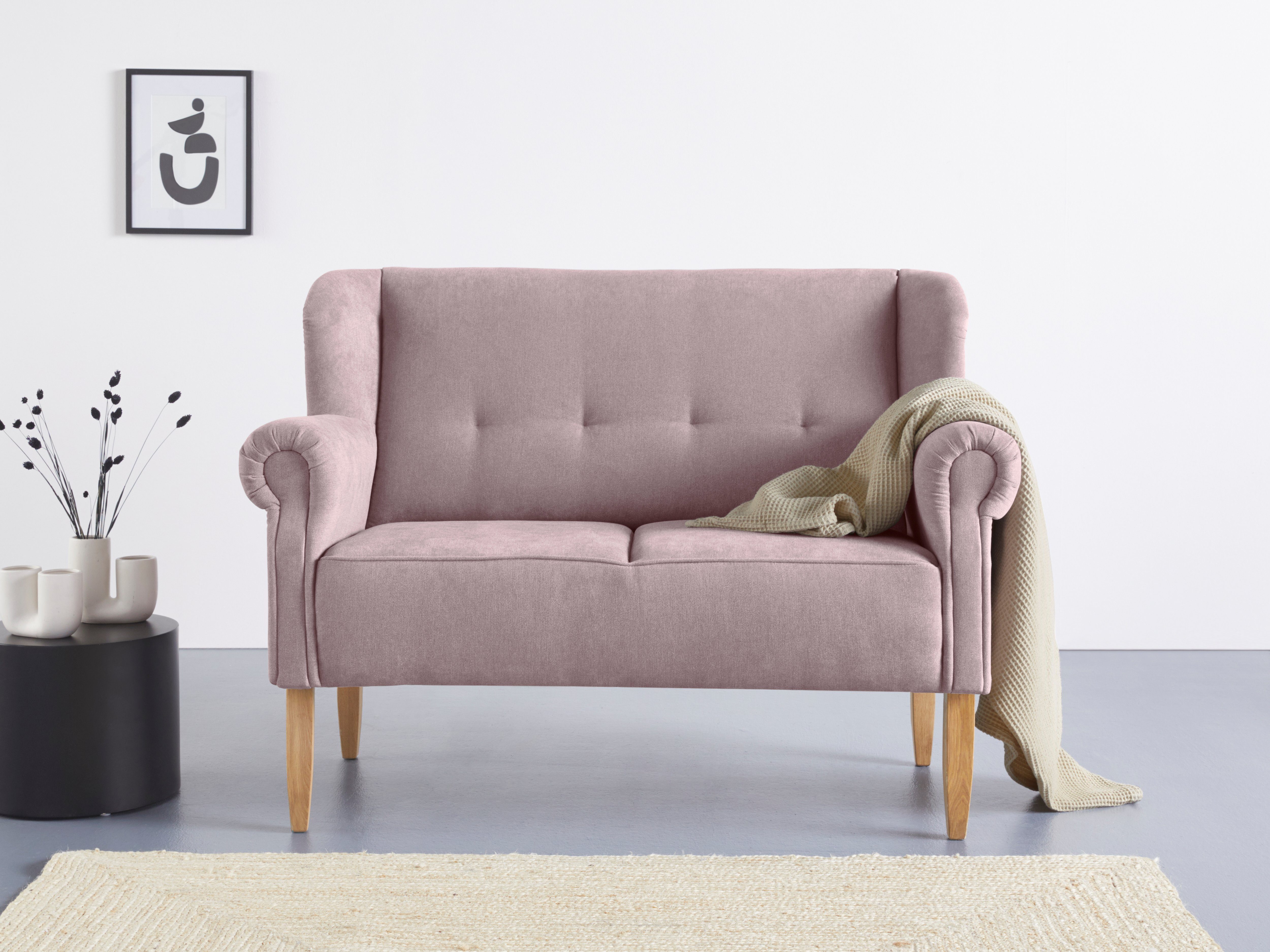 Home affaire Küchensofa Moro Couch mit Federkern, bequem, Breite 142cm, in verschiedenen Stoffen und Farben
