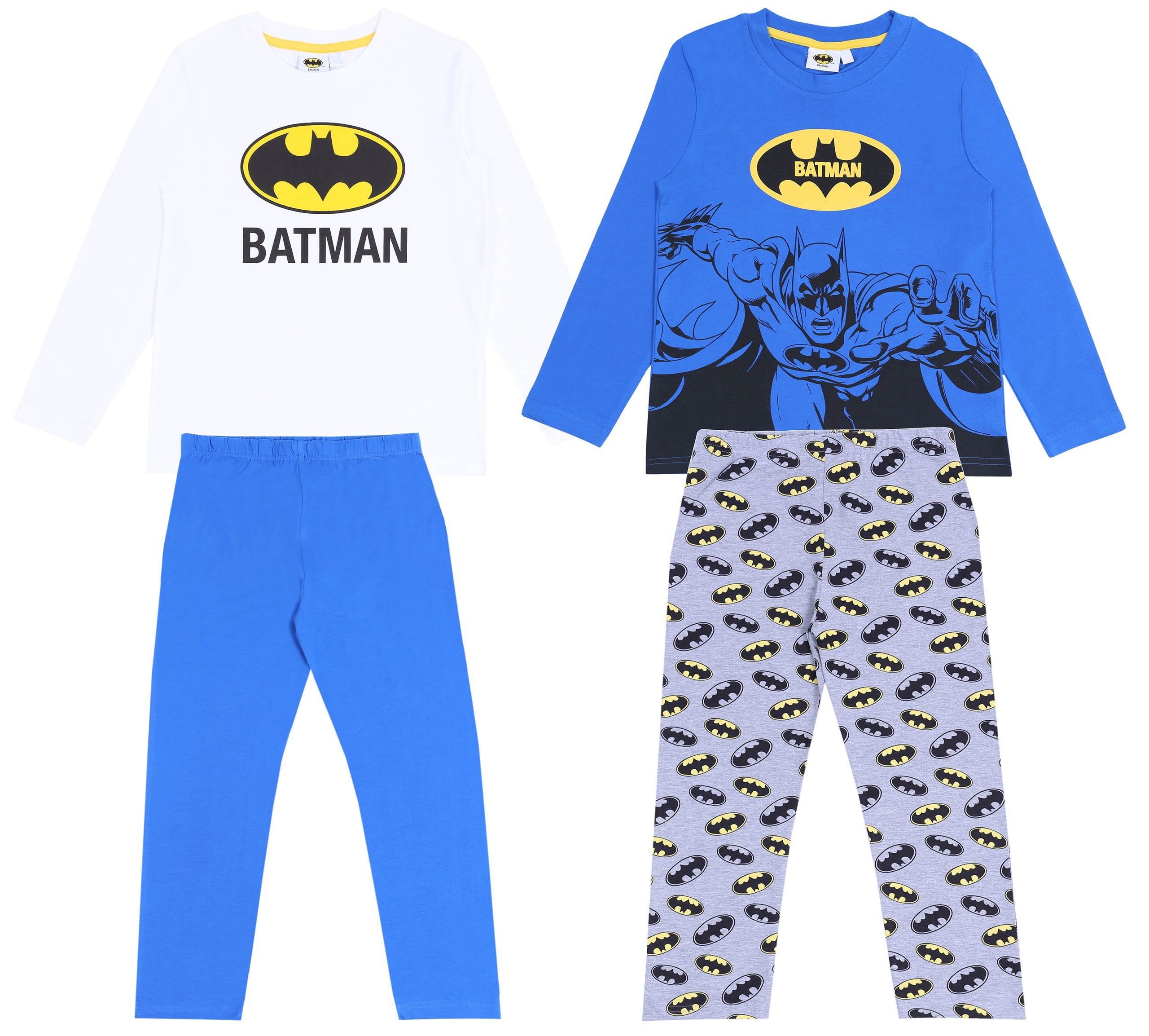 Sarcia.eu Schlafanzug 2 x Pyjama BATMAN DC COMICS 9-10 Jahre