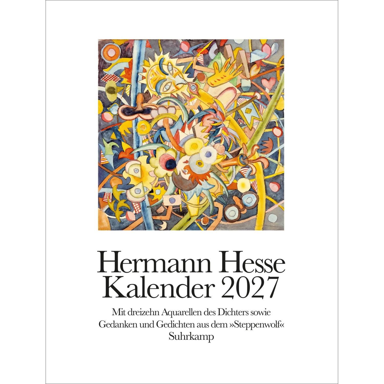 Suhrkamp Verlag Wandkalender Hermann Hesse Kalender 2027