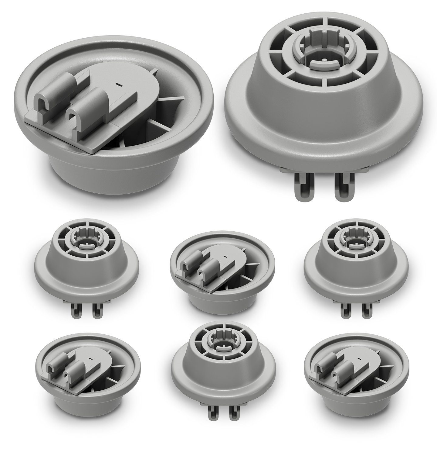 VIOKS Montagezubehör Geschirrspüler Korbrolle Ersatz für Bosch 00611475 Rad günstig online kaufen