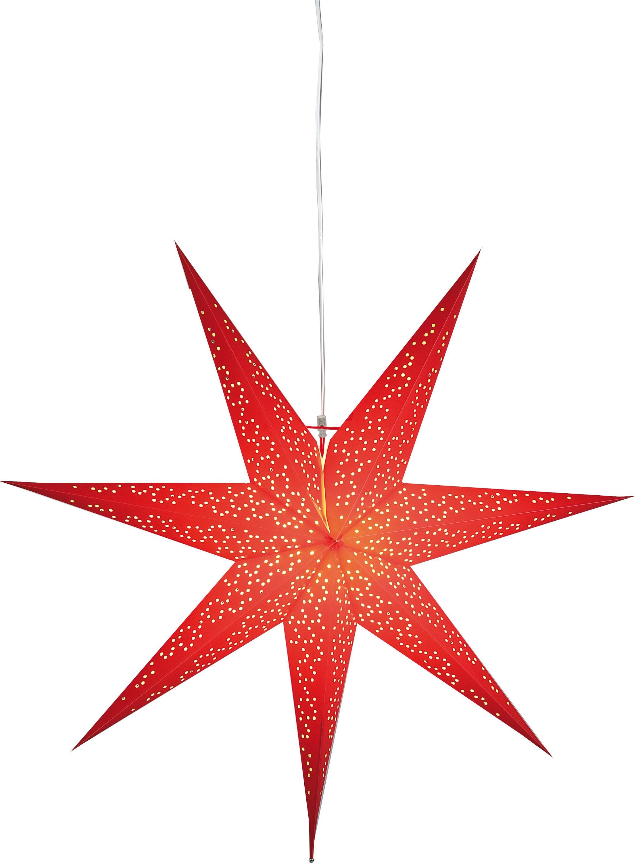 STAR TRADING Hängedekoration Best Season Papierstern "Dot", 70x70 cm, rot. € 19,20
