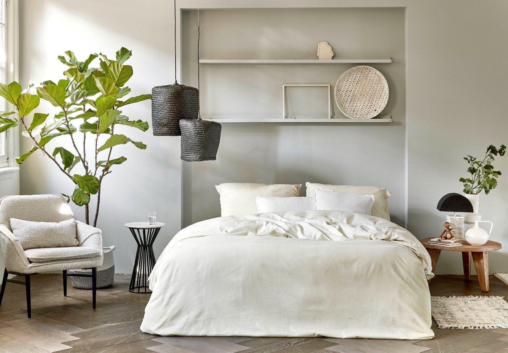 Walra Bettwäsche Bettwäsche Vintage Cotton Natürlich - 240x220 cm, Natürlich 100% Baumwolle Bettbezüge