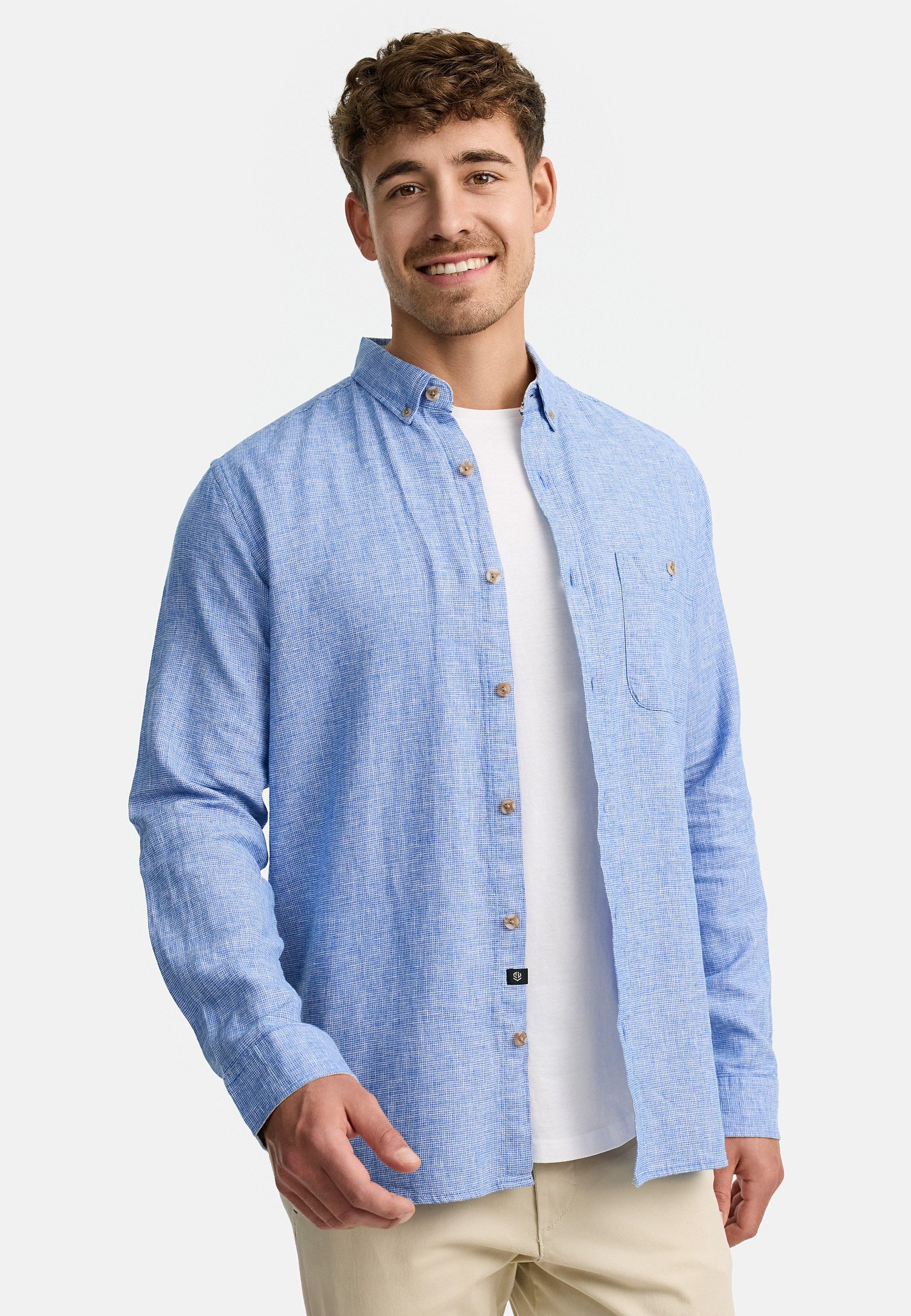 Indicode Langarmhemd Herren INNiell Herrenhemd Langarm günstig online kaufen