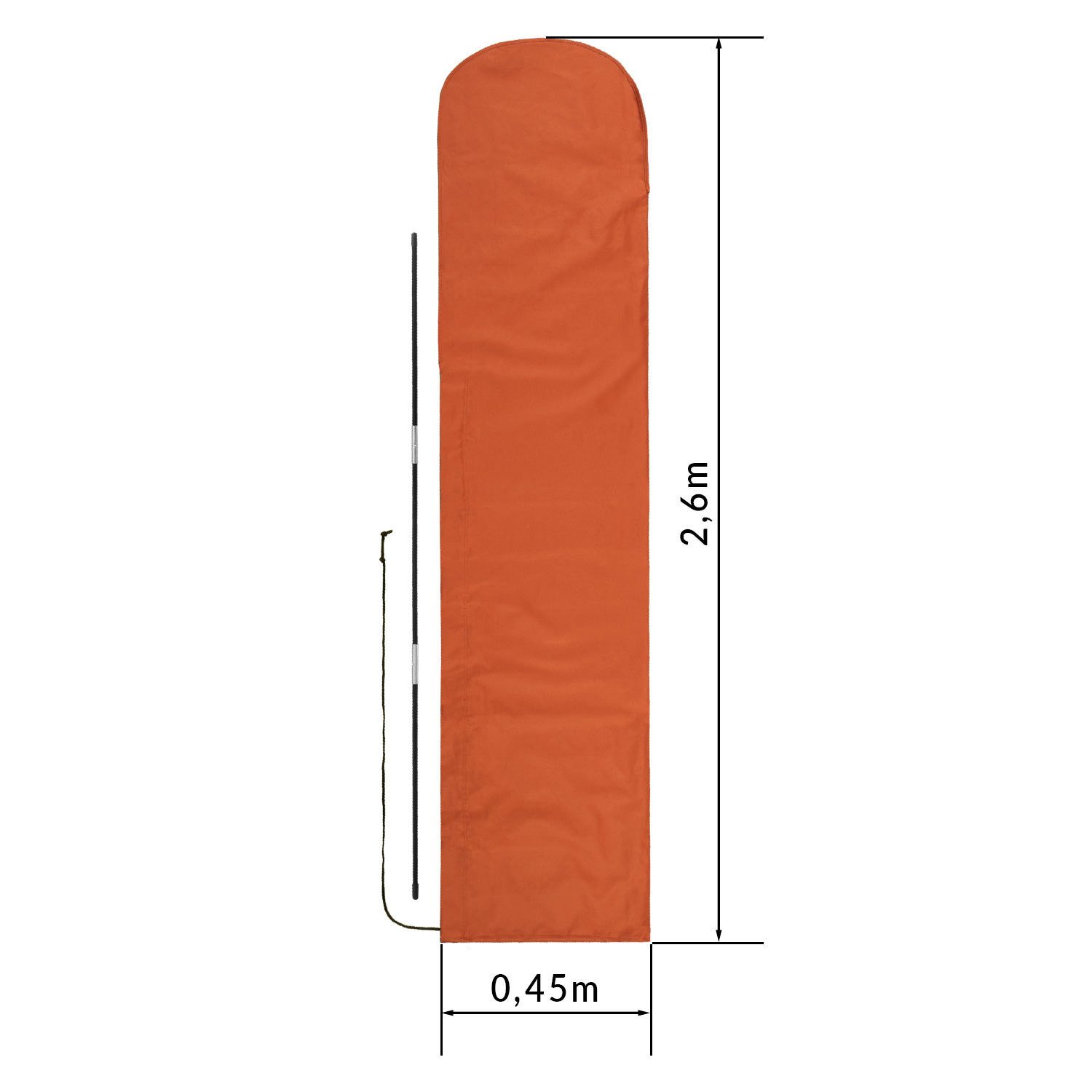 anndora-sonnenschirm Sonnenschirm-Schutzhülle Husse für 3x4 Meter günstig online kaufen