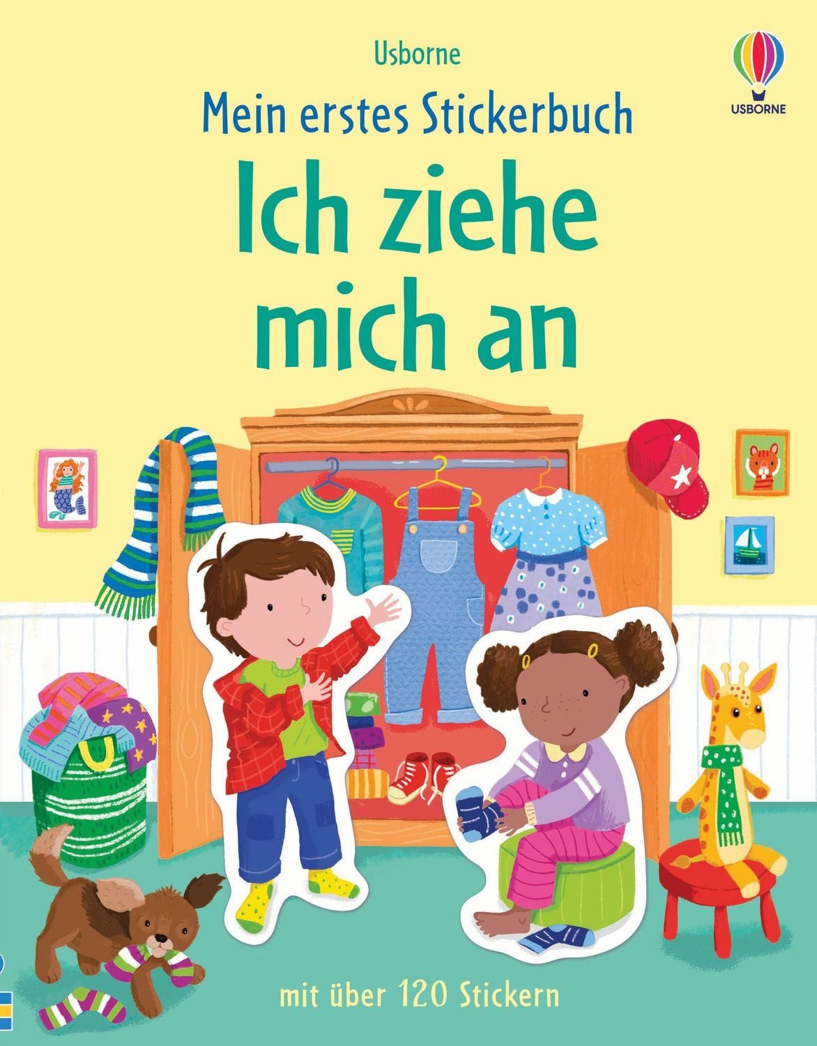 Mein erstes Stickerbuch: Ich ziehe mich an / Jessica Greenwell, Stickerheft mit über 120 Stickern – altersgerechte, spielerische Heranführung an die Auswahl von Kleidung – für Kinder ab 3 Jahren