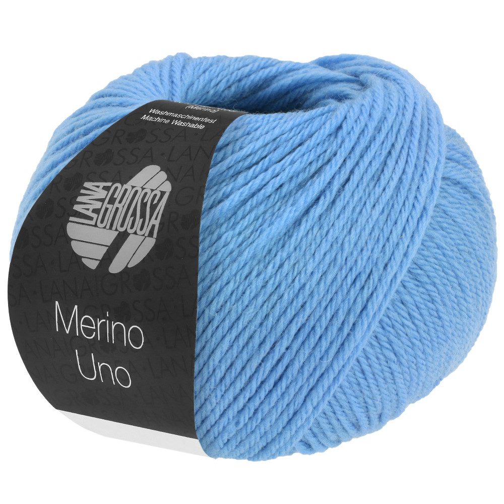 LANA GROSSA Merino Uno Häkelwolle, 125 m