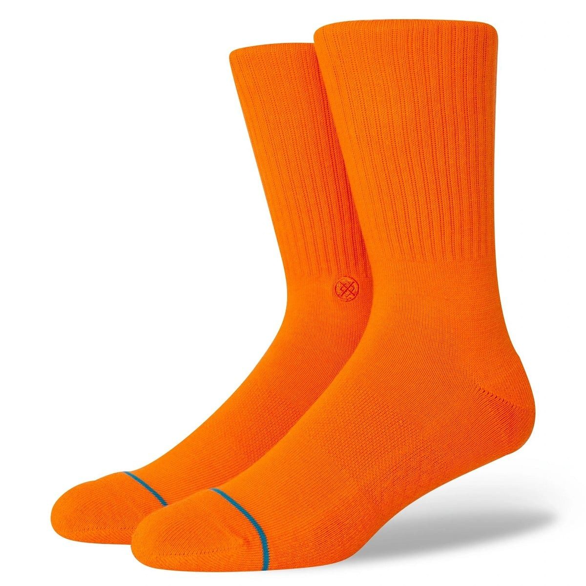 Stance Socken Tagessocke Crew Icon (verstärkte Fersen- und Zehenpartie) orange