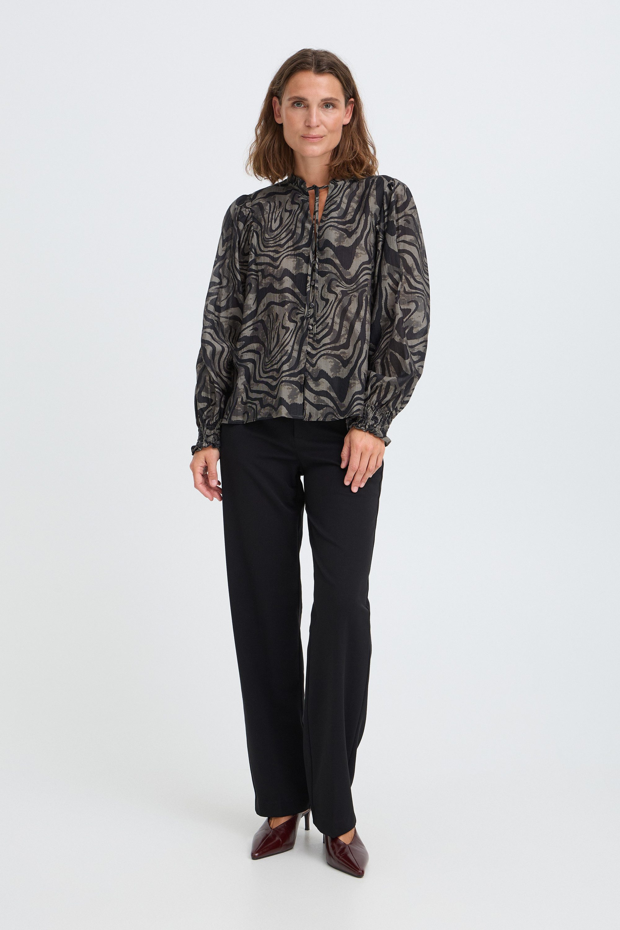 Pulz Jeans Langarmhemd Langarm PZESITA