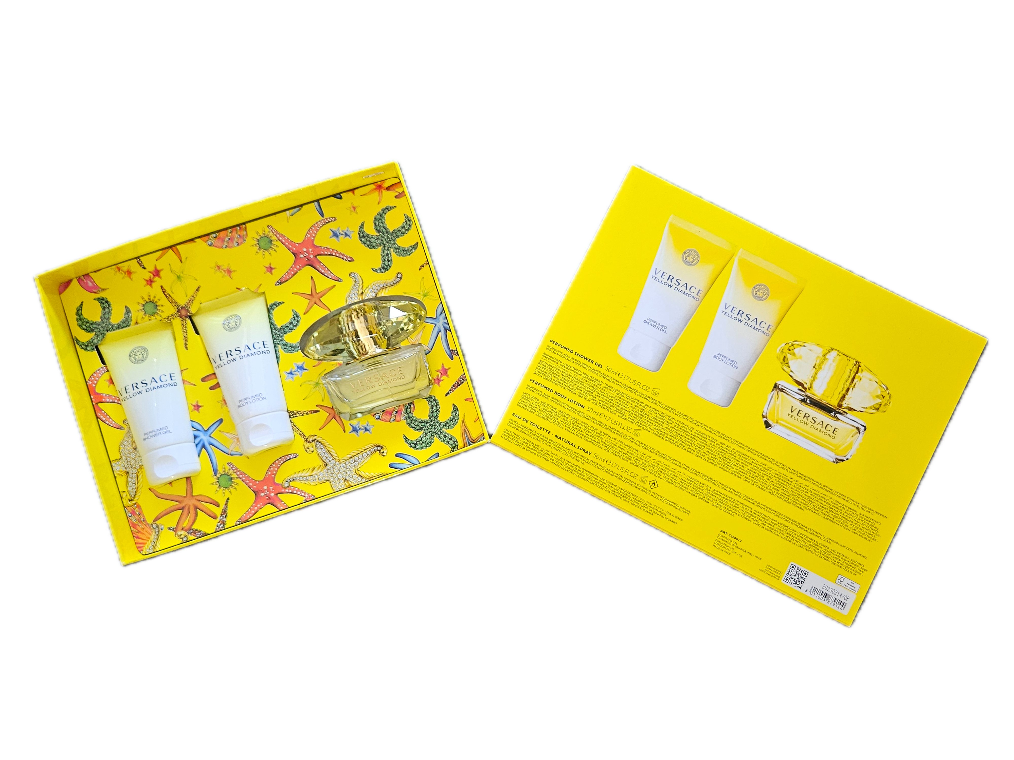 Versace Eau de Toilette Yellow Diamond Eau de Toilette 50ml + Duschgel 50ml + Bodylotion 50ml