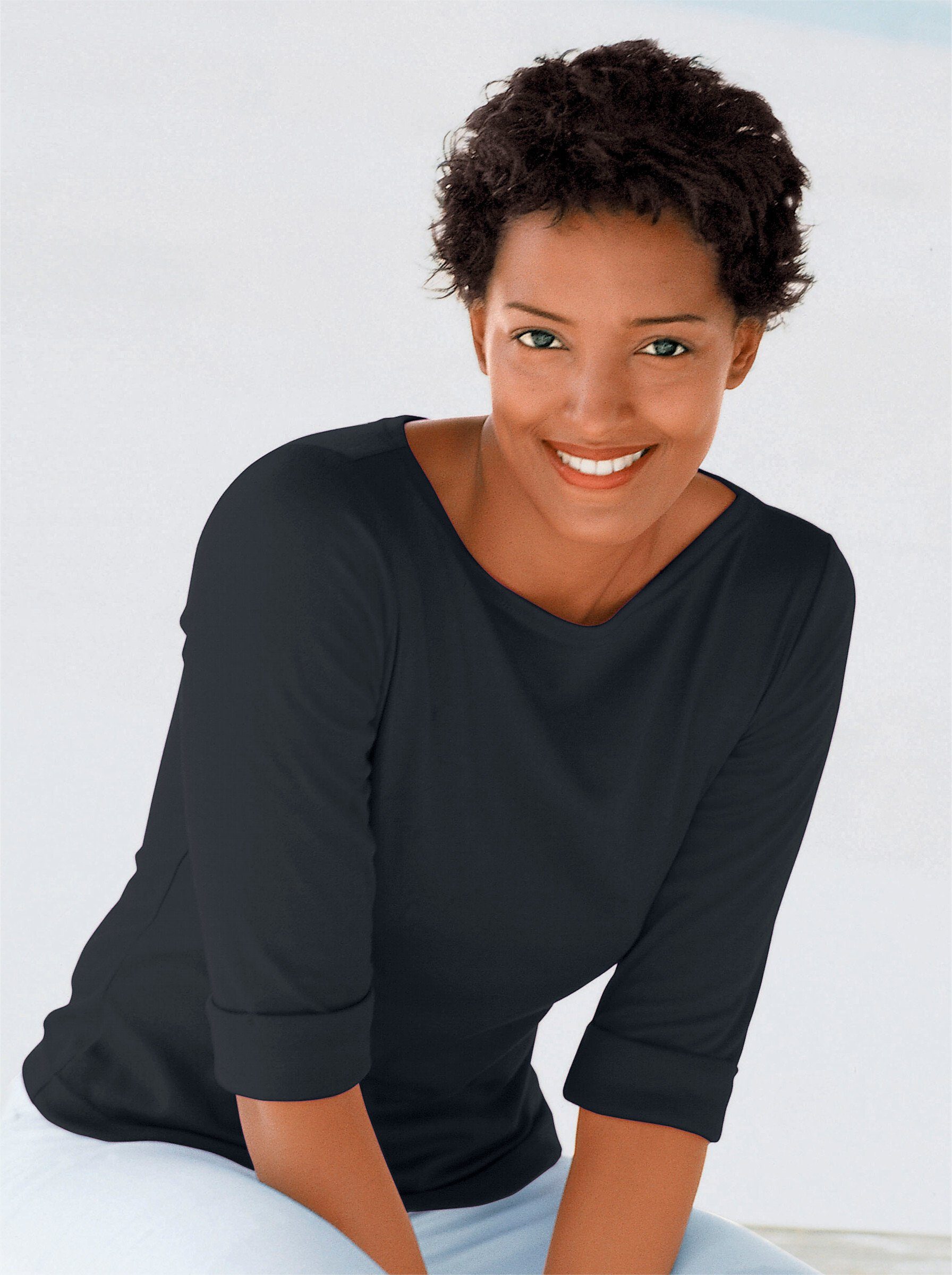 Sieh an! T-Shirt Shirt 3/4-Arm günstig online kaufen