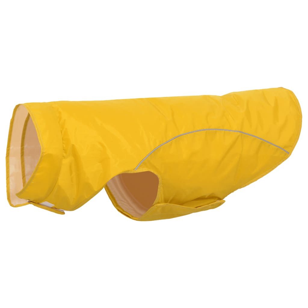 vidaXL Hundemantel 4XL Hunde Regenmantel mit Reflexstreifen Polyester Gelb 4XL
