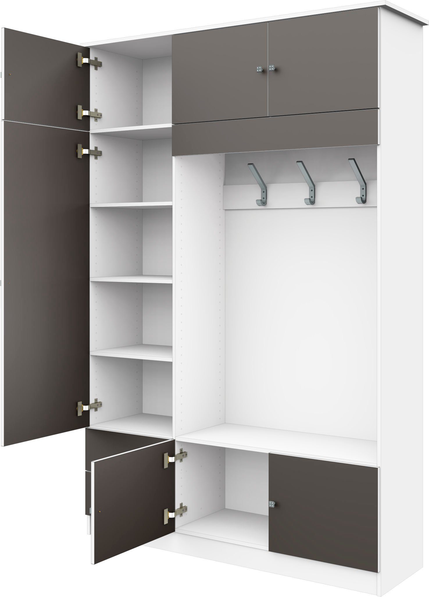 borchardt Möbel Garderobenschrank Kompakta Höhe 202 cm – Bild 4 von 5