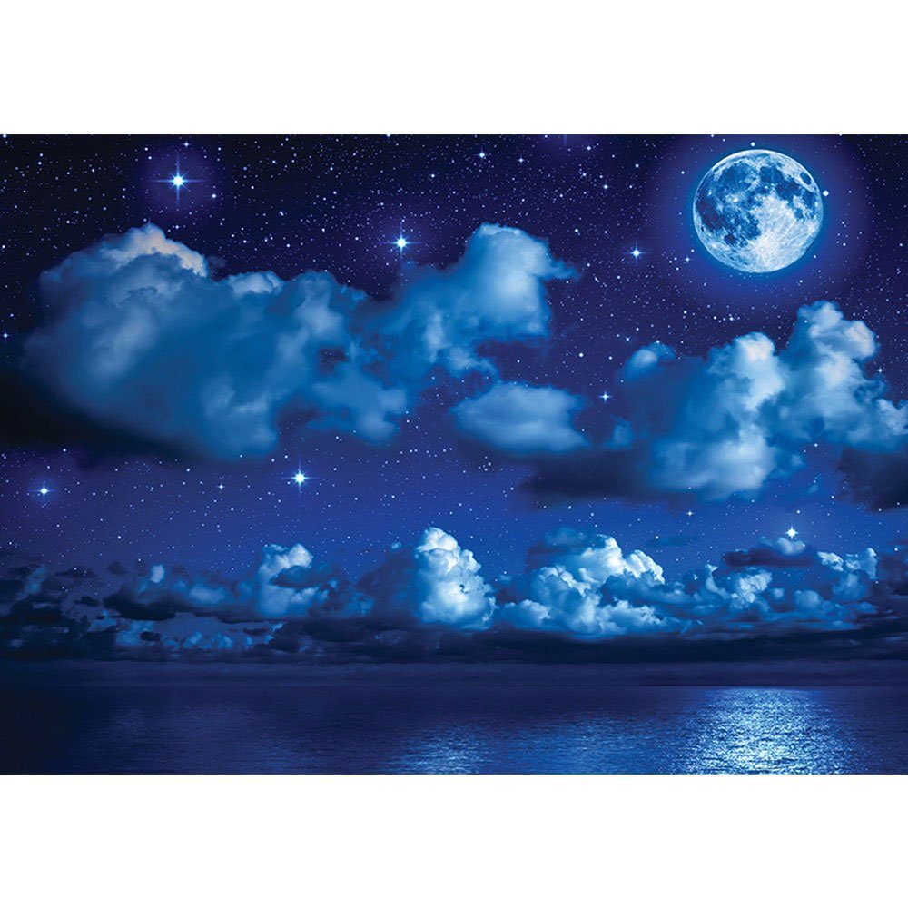 Meer Sternenhimmel liwwing Sternenhimmel Fototapete 2239, no. Nacht liwwing Sterne Wolken Mond Fototapete