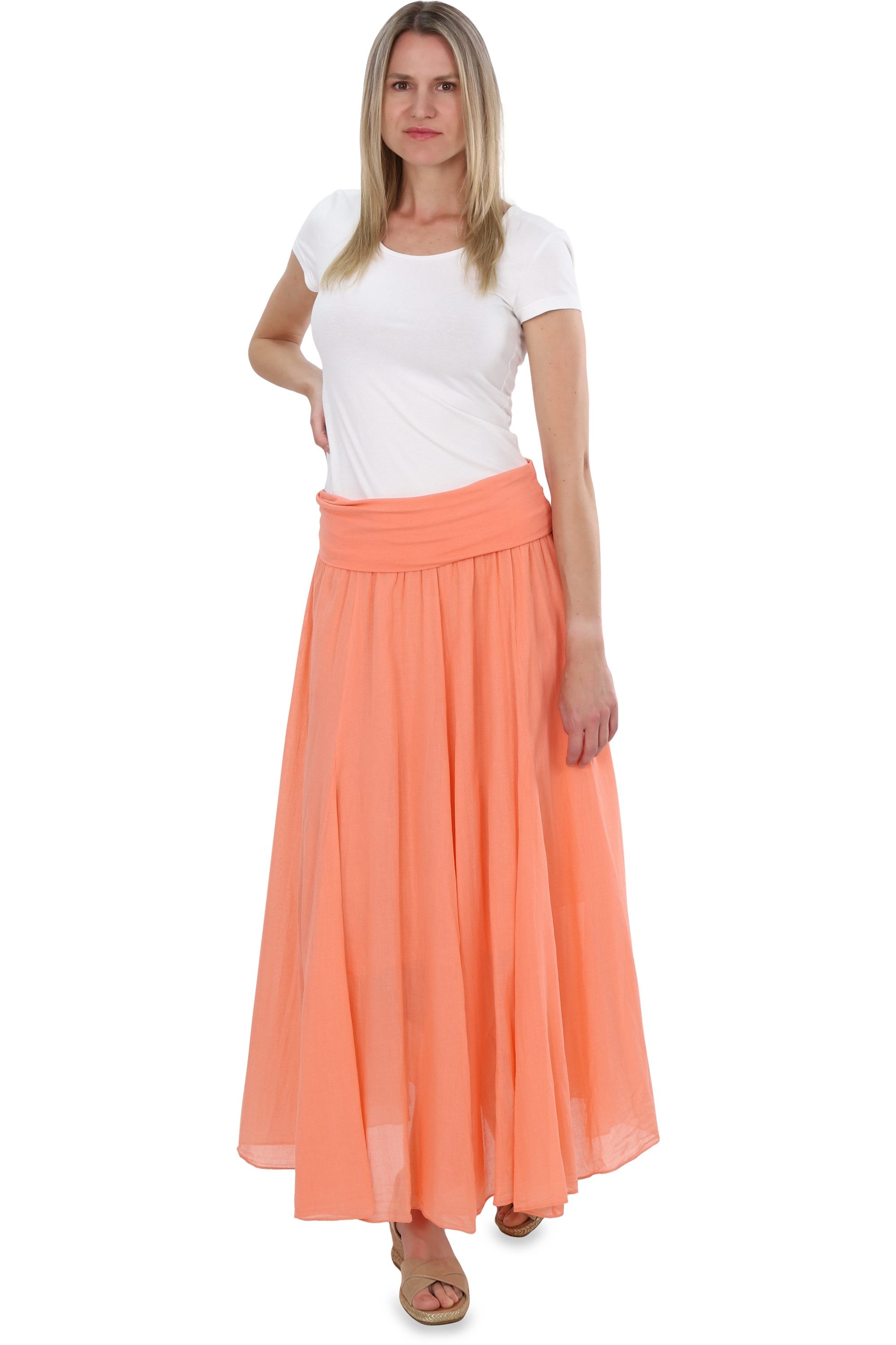 malito more than fashion Sommerrock 80150 figurumspielendes Bandeaukleid aus 100% Baumwolle