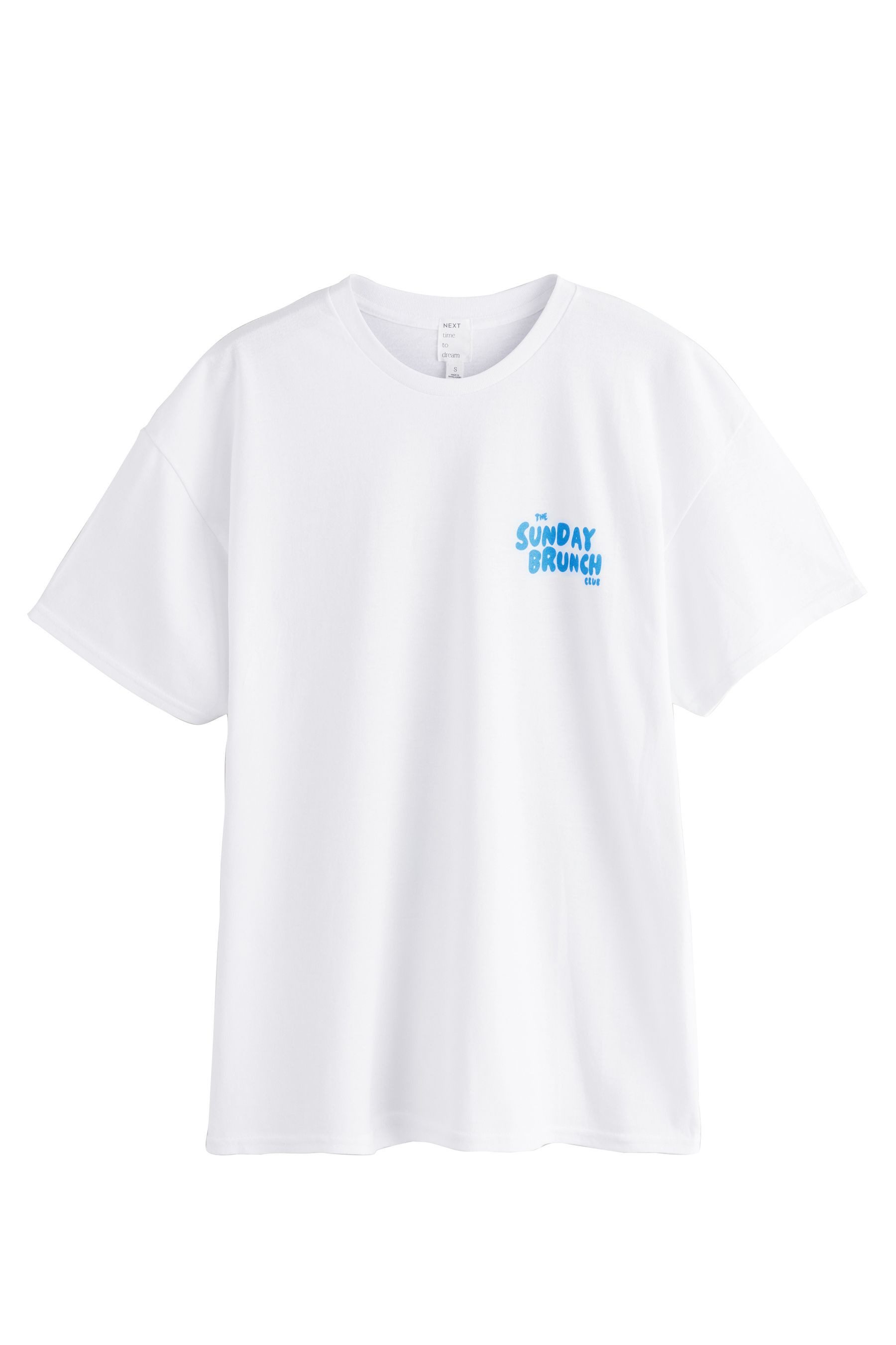 Next Nachthemd Nachthemd mit Grafik (1-tlg)