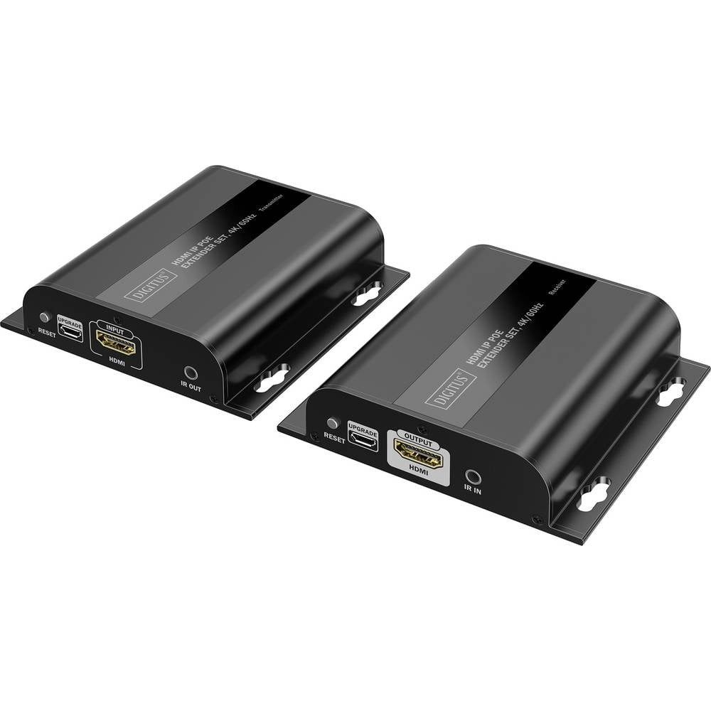 Digitus HDMI®, HDMI® Eingang, USB, USB-A, USB-A (USB 1.1), RJ45, Micro USB Computer-Kabel, integrierte LED-Anzeige