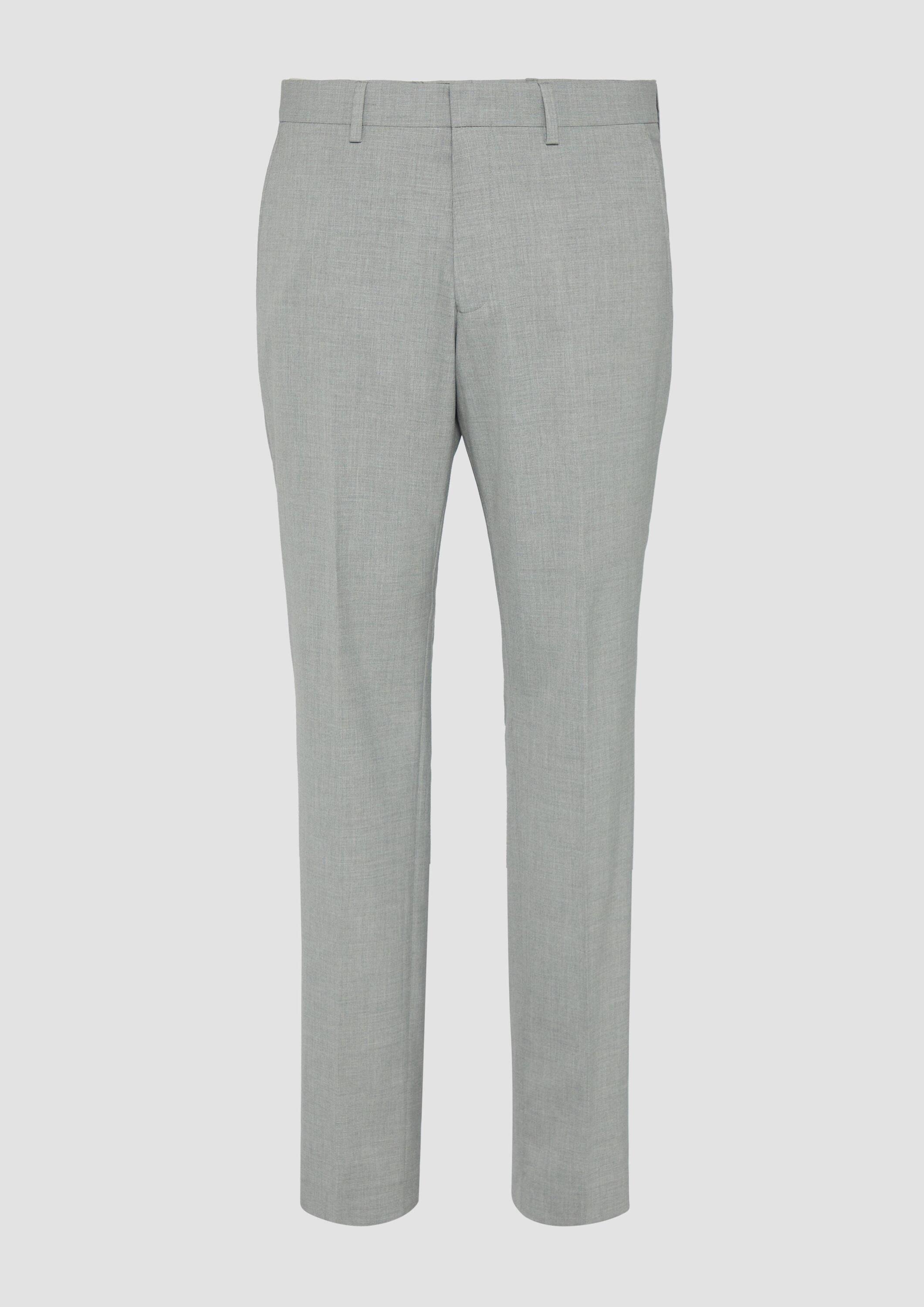 s.Oliver Chinos Hose S.OPURE s.O PURE: Anzughose mit feiner Webstruktur