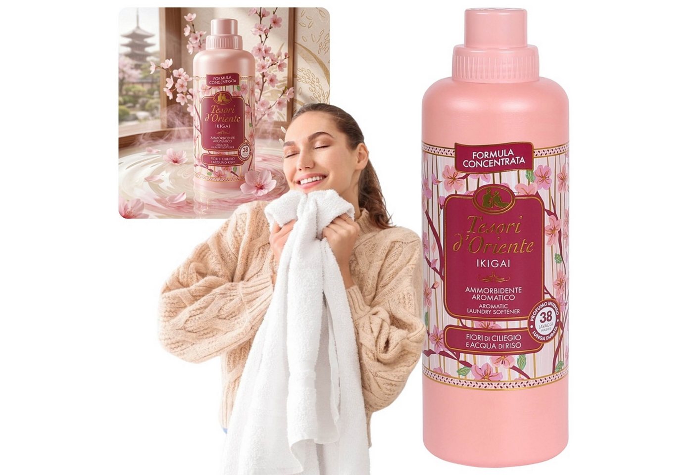 Tesori d´Oriente Tesori d'Oriente Ikigai Therapy Weichspüler, konzentriert 760 ml Weichspüler (1-St)
