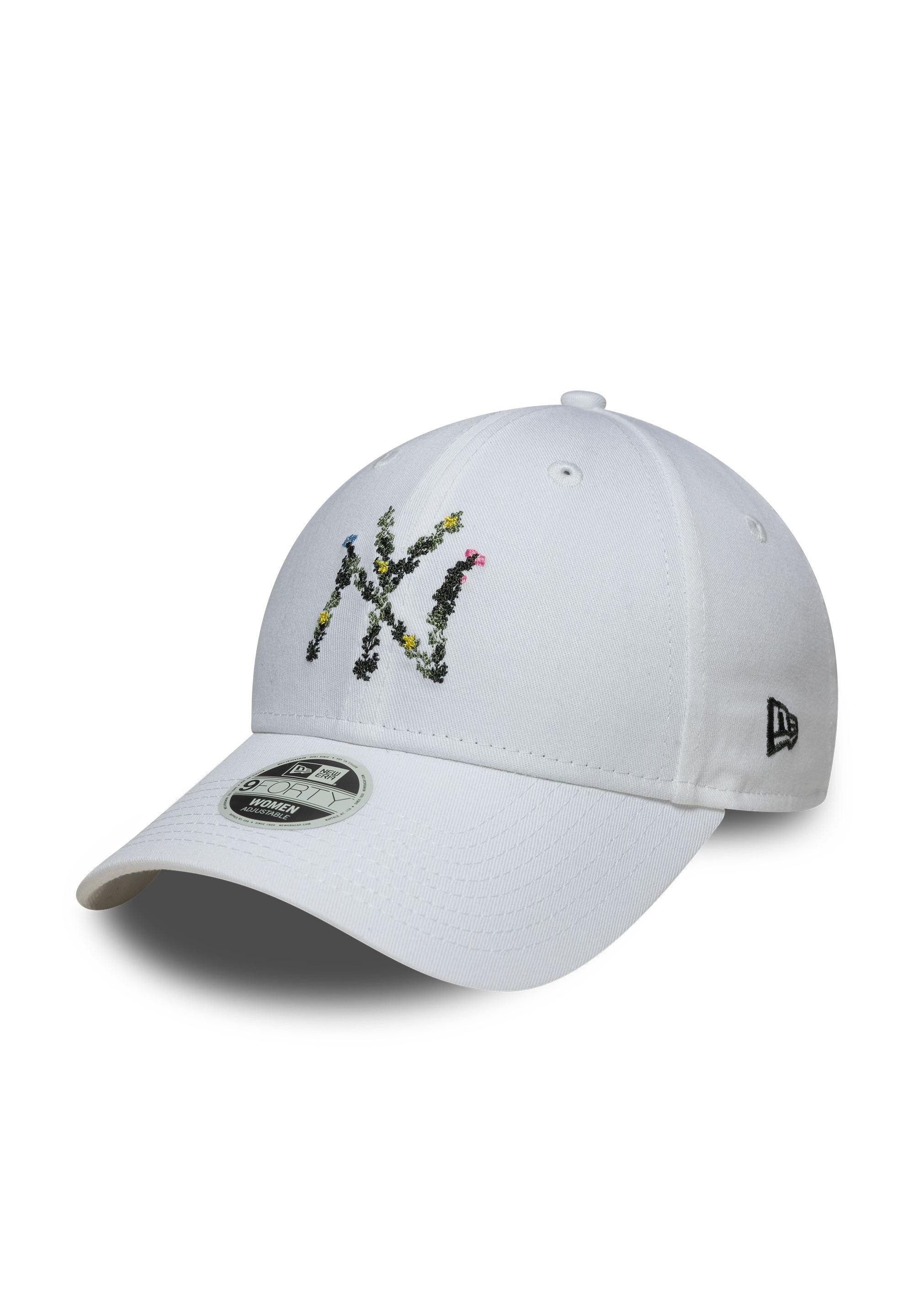 Baseball Cap New York Yankees New Era MLB Floral Infill 9Forty Women Cap Weiß