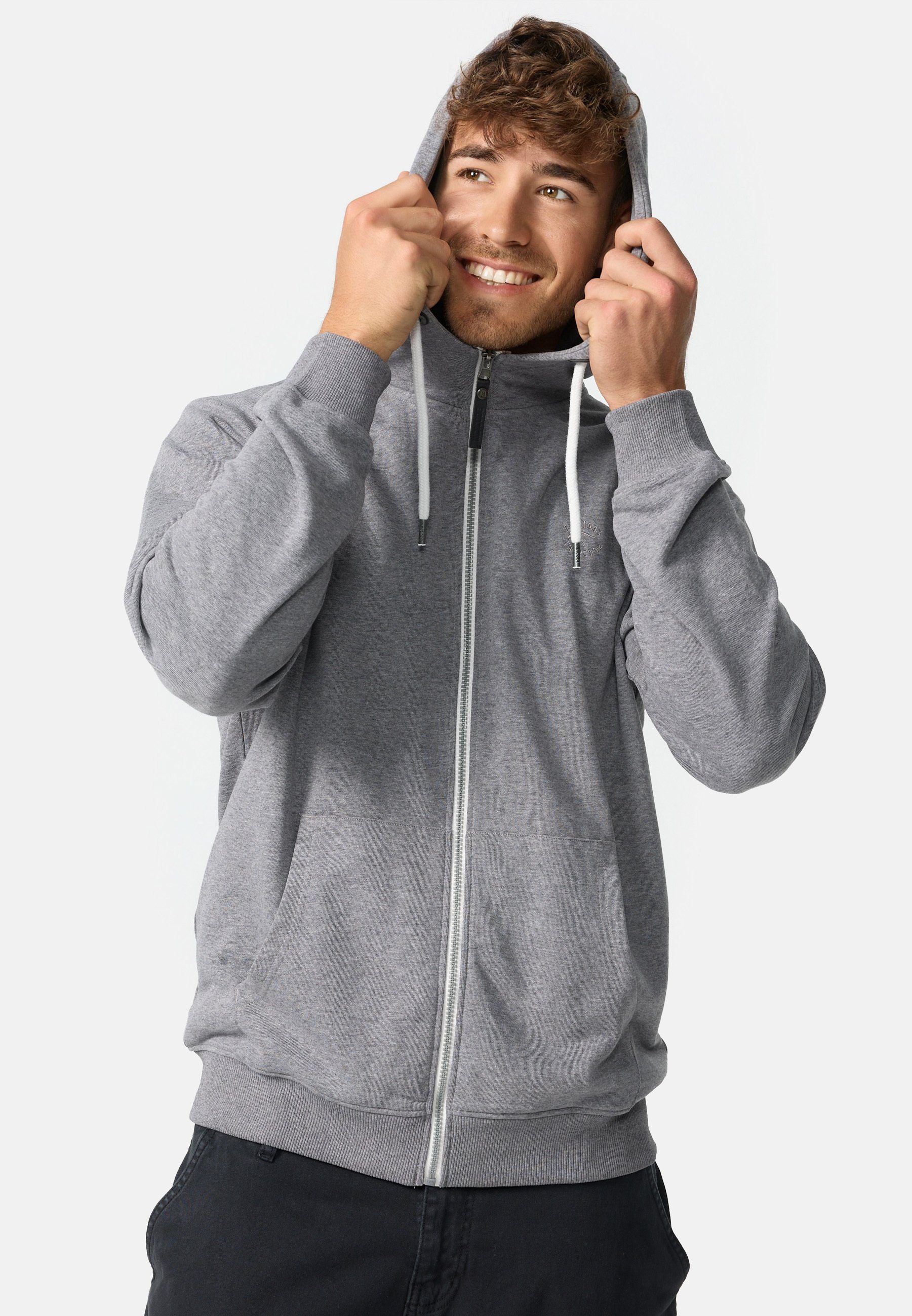 INDICODE Kapuzensweatjacke Herren INChristos Hoodie Sweatjacke Herrenjacke – Bild 4 von 5