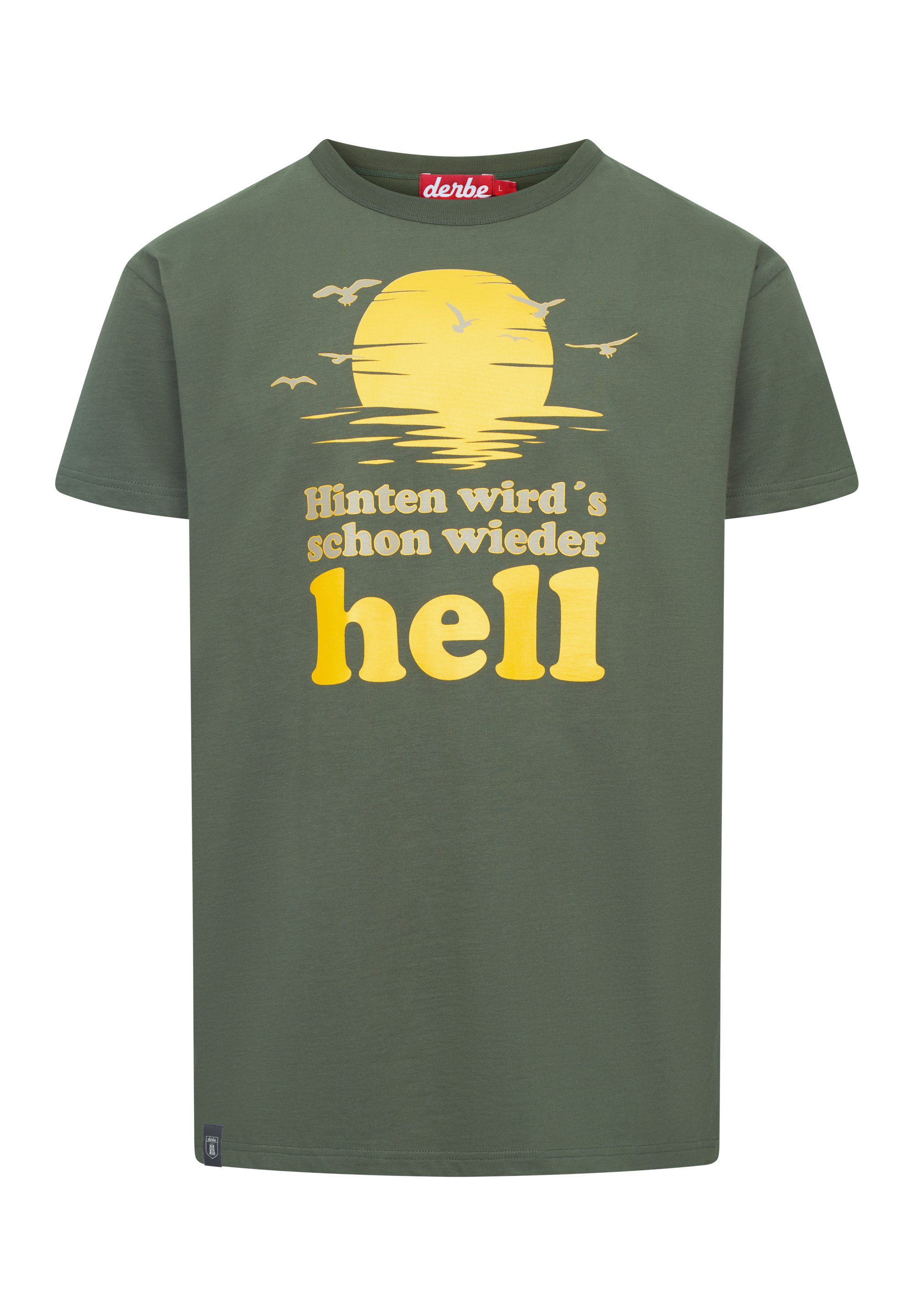 Derbe Print-Shirt Hinten wird´s schon wieder günstig online kaufen