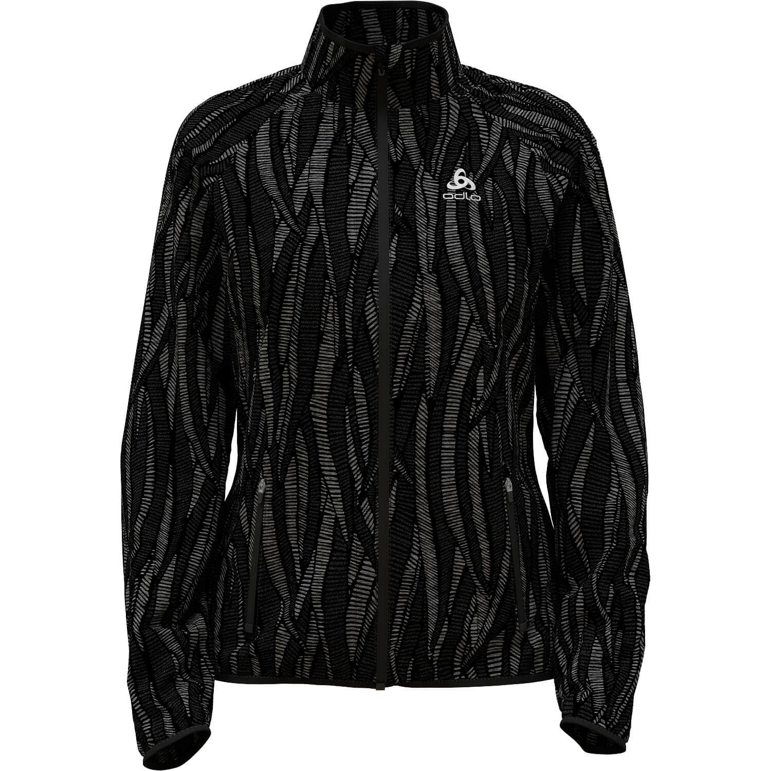 Odlo Laufjacke Jacke Essential Light Print