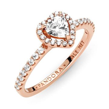 Pandora Fingerring Ring Herz für Damen mit Zirkonia PANDORA ROSE