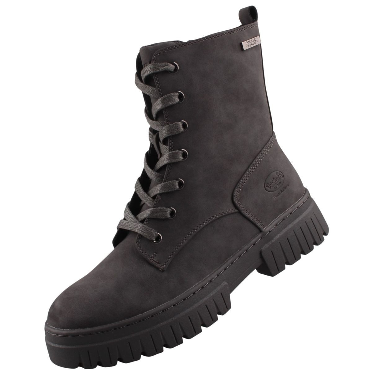 Dockers by Gerli 59BI202-630220 Stiefelette Damen-Schnürstiefel mit Reißverschluss