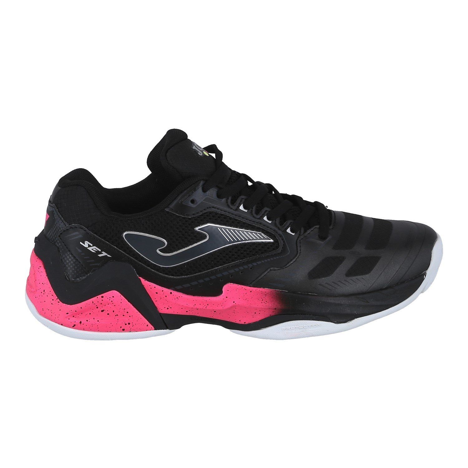 Joma Set Lady 2401 Padel/Allcourt schwarz/fuchsia Damen Tennisschuh