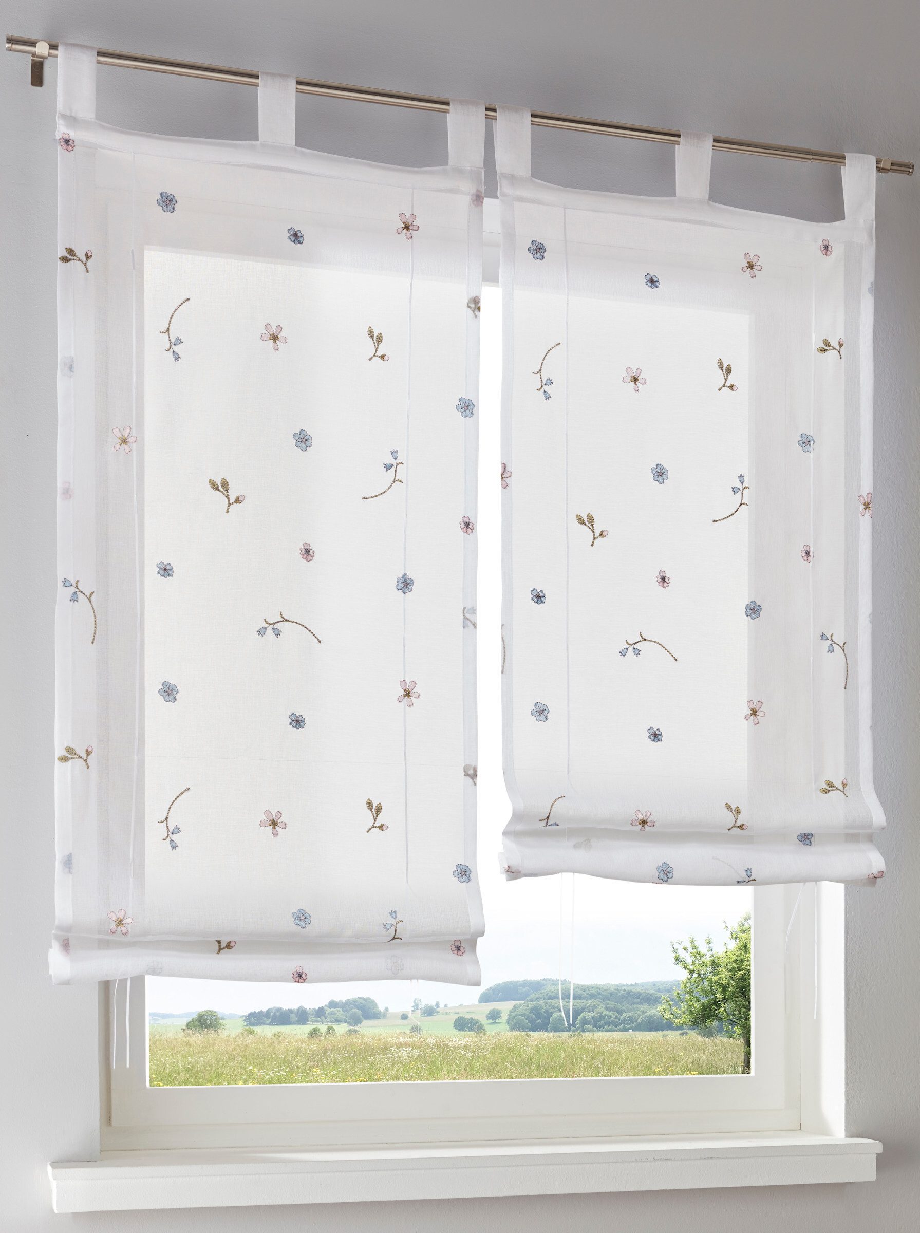 Rollo Bändchenrollo ., heine, halbtransparent, Schlaufenaufhängung günstig online kaufen