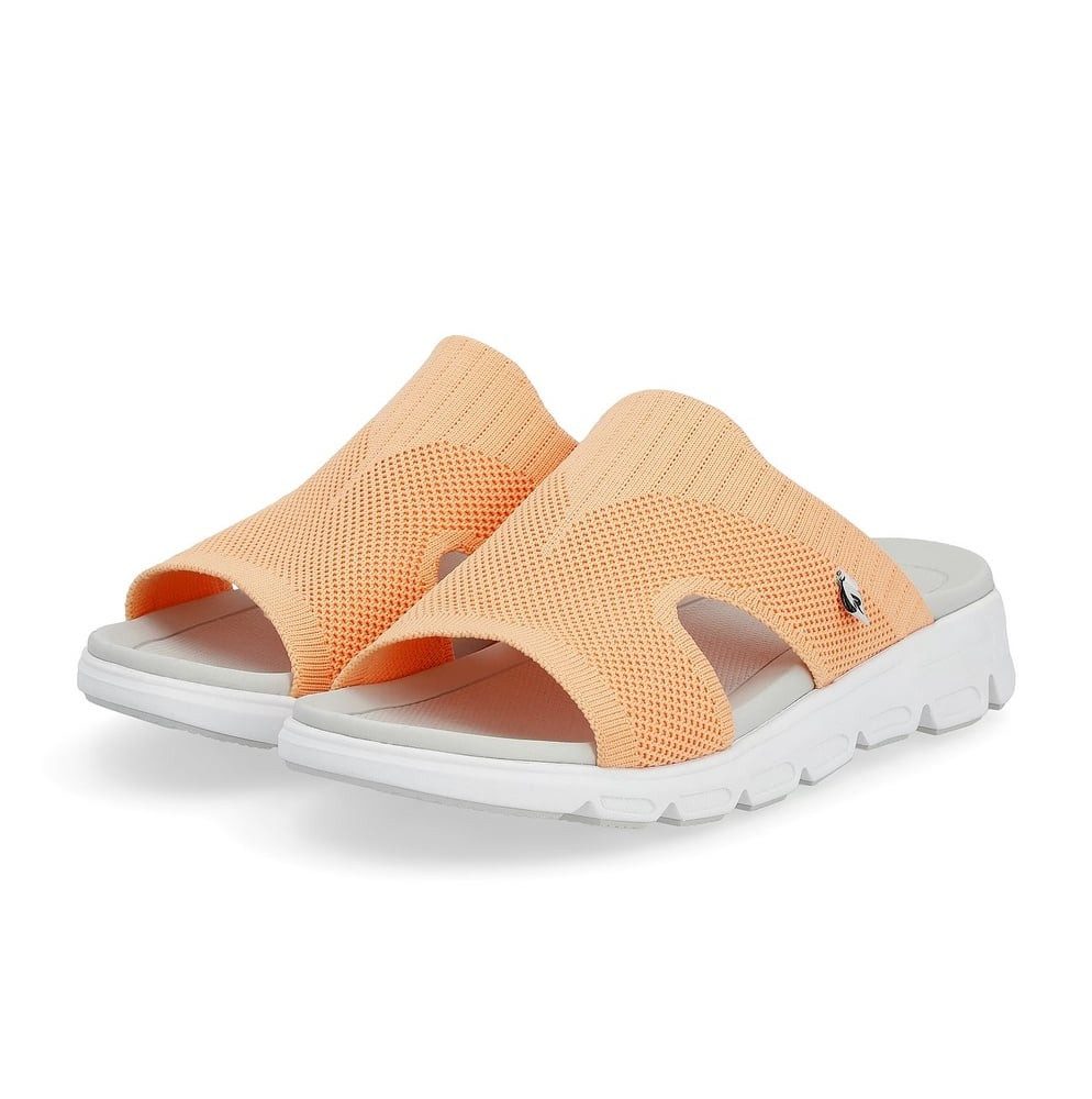 Rieker V8451 Pantoletten orange Damen - günstig online kaufen