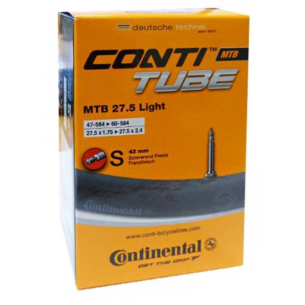 Fahrradschlauch Continental Schlauch Conti MTB 27.5 light 27.5x1.75/2.40\" 47/62-584 S