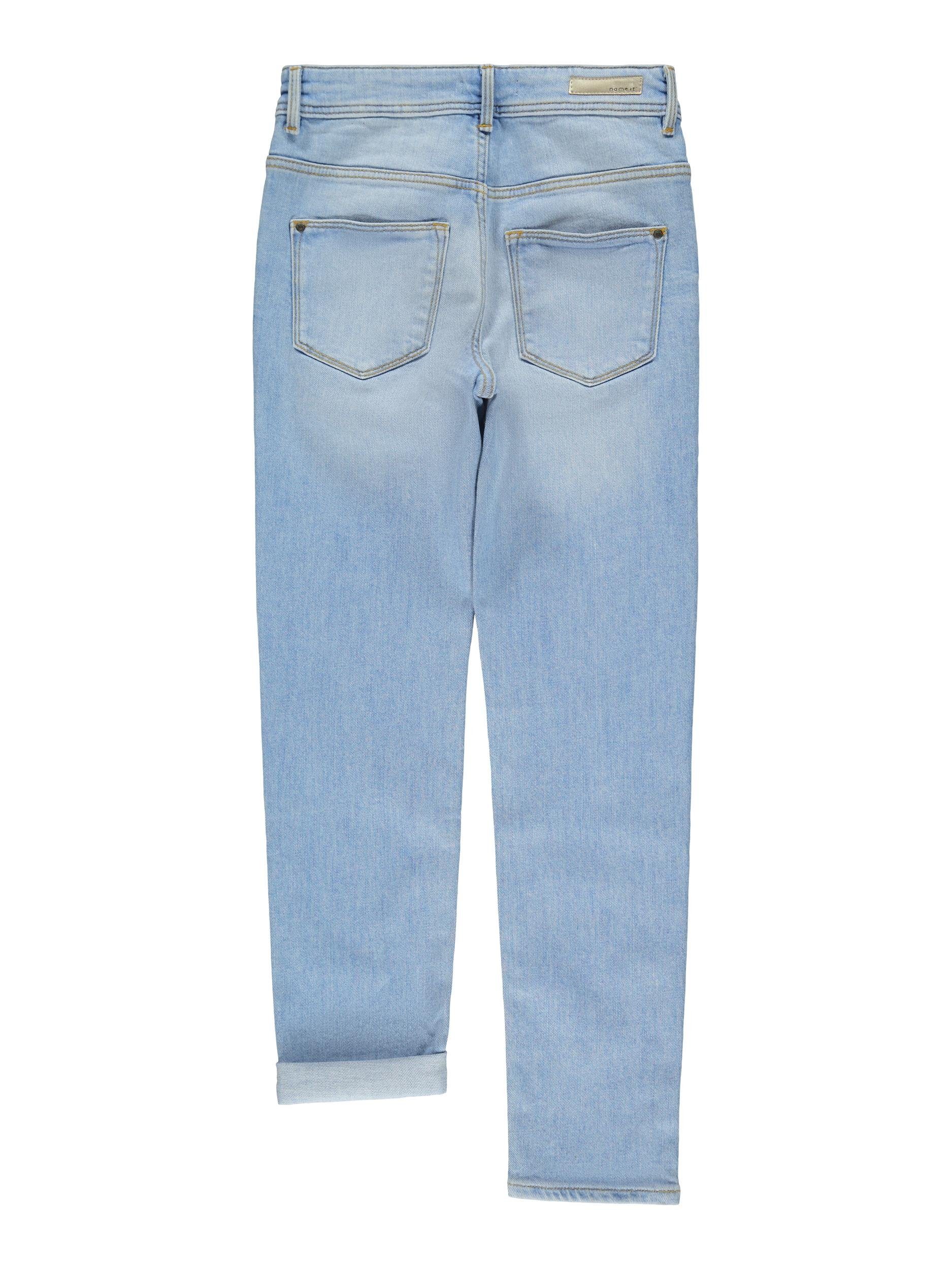 Name It 5-Pocket-Jeans Mädchen NKFROSE DNMTIPS1451HW MOM PANT BET NOOS in Unifarbe – Bild 2 von 5