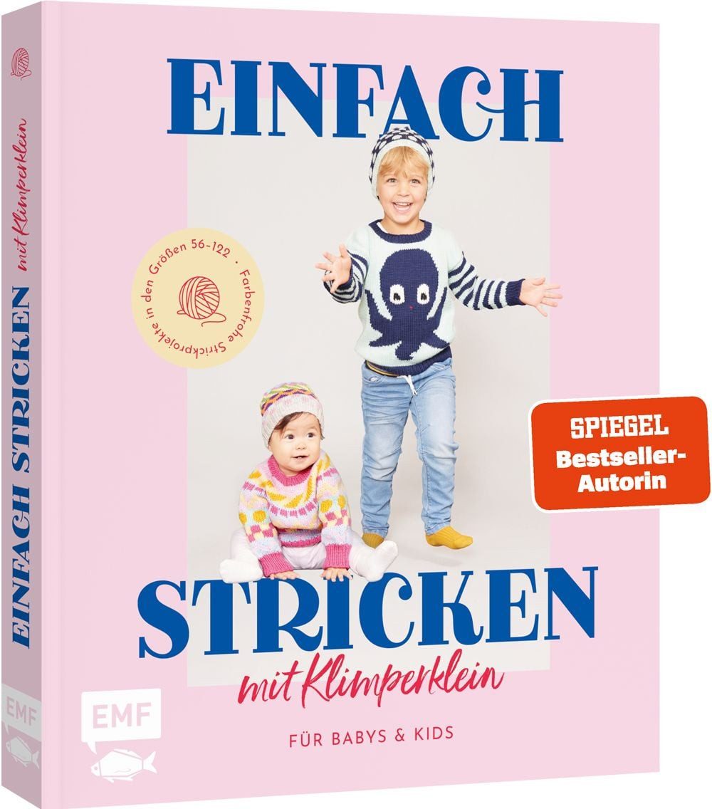 DIY-Buch Einfach stricken mit Klimperklein – für Babys und Kids Farbenfrohe Str Pauline Schmidt