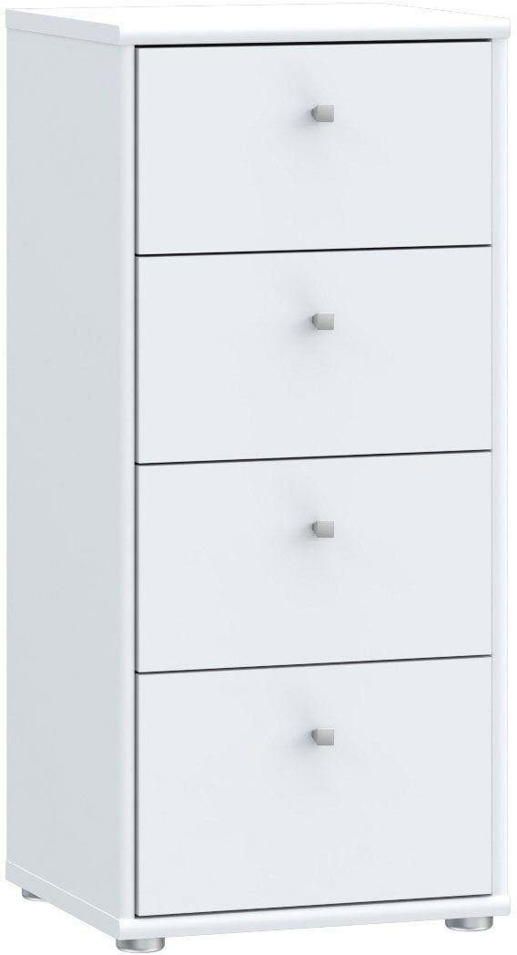 FORTE Kommode Tempra, Kommode, 4 Schubkästen, Höhe 85,5 cm, Breite 38,6 cm