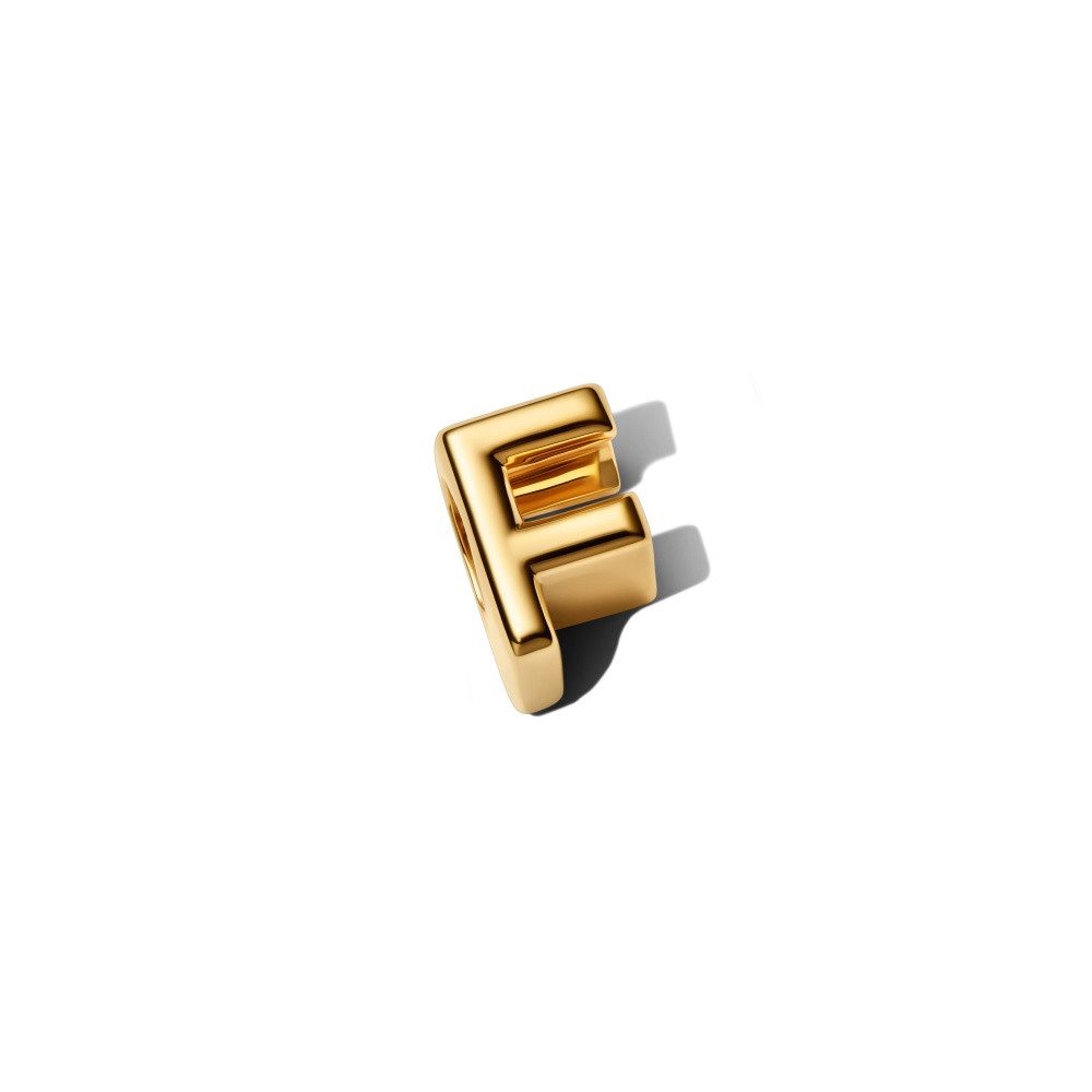 Pandora Charm-Einhänger Pandora Moments Buchstabe F Alphabet-Charm 763952C00