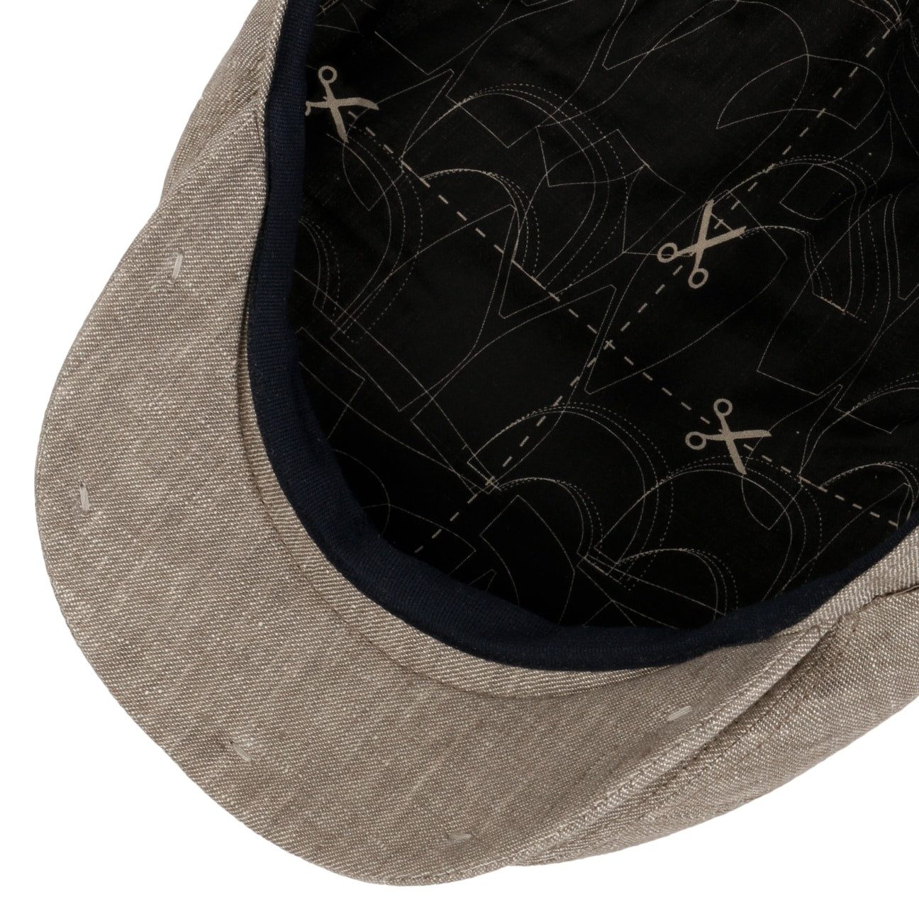 Balmoral Flat Cap (1-St) Schirmmütze mit Schirm, Made in the EU
