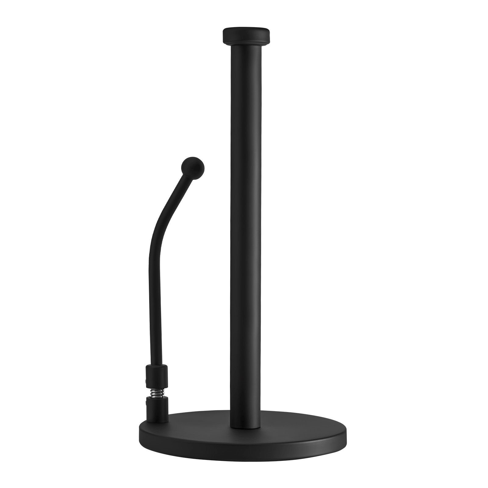 SO-TECH® Küchenrollenhalter Höhe 34 cm, stehend, mit Fixierarm, (1-St), Edelstahl mit schwarzer Oberfläche