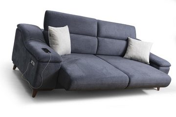 JVmoebel 3-Sitzer Sofa Wohnzimmer Polstermöbel Textil Modern Möbel Neu, 1 Teile, Made in Europa
