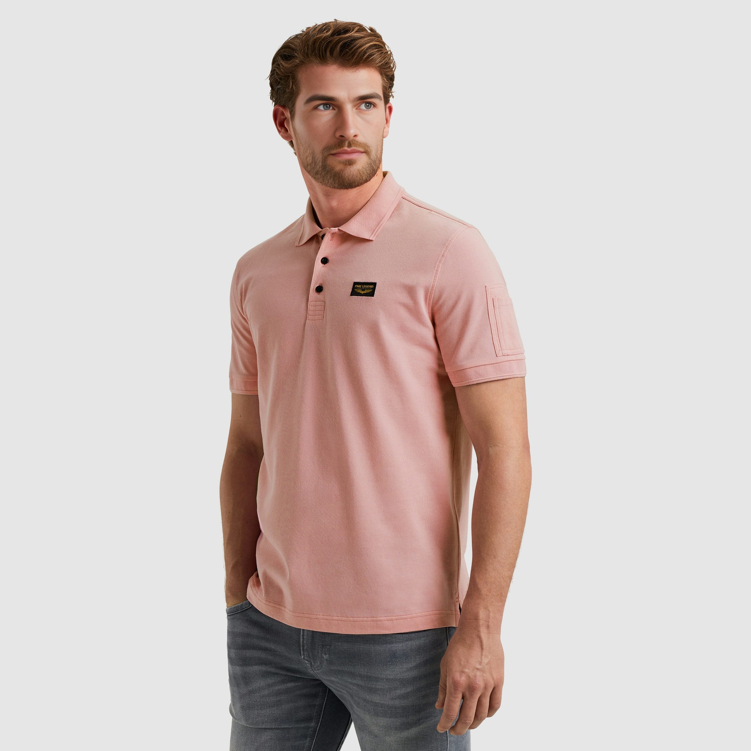 PME LEGEND Poloshirt mit Logostickerei günstig online kaufen