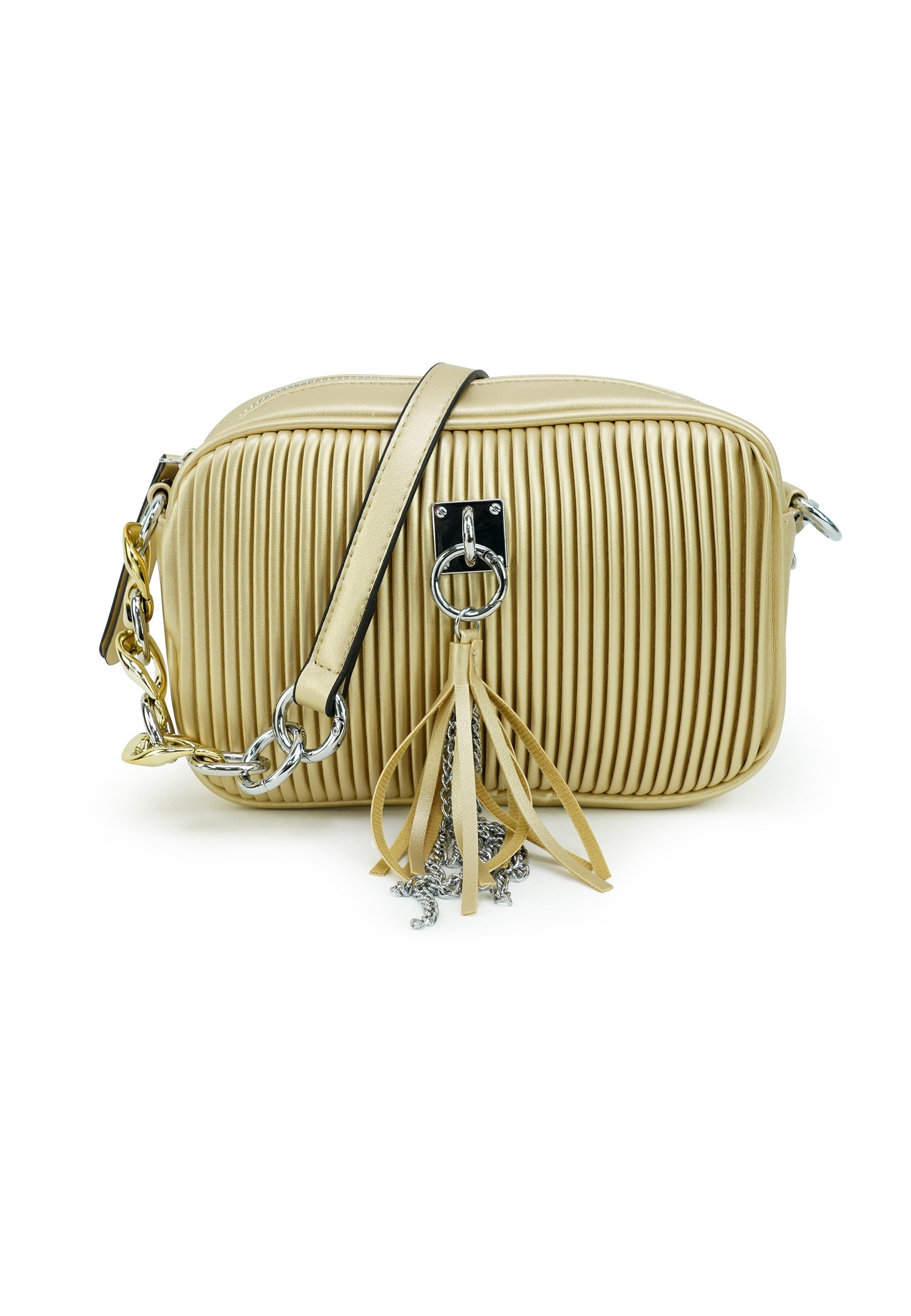 Harpa Schultertasche FARIZA, mit Anhänger aus Kettenelementen